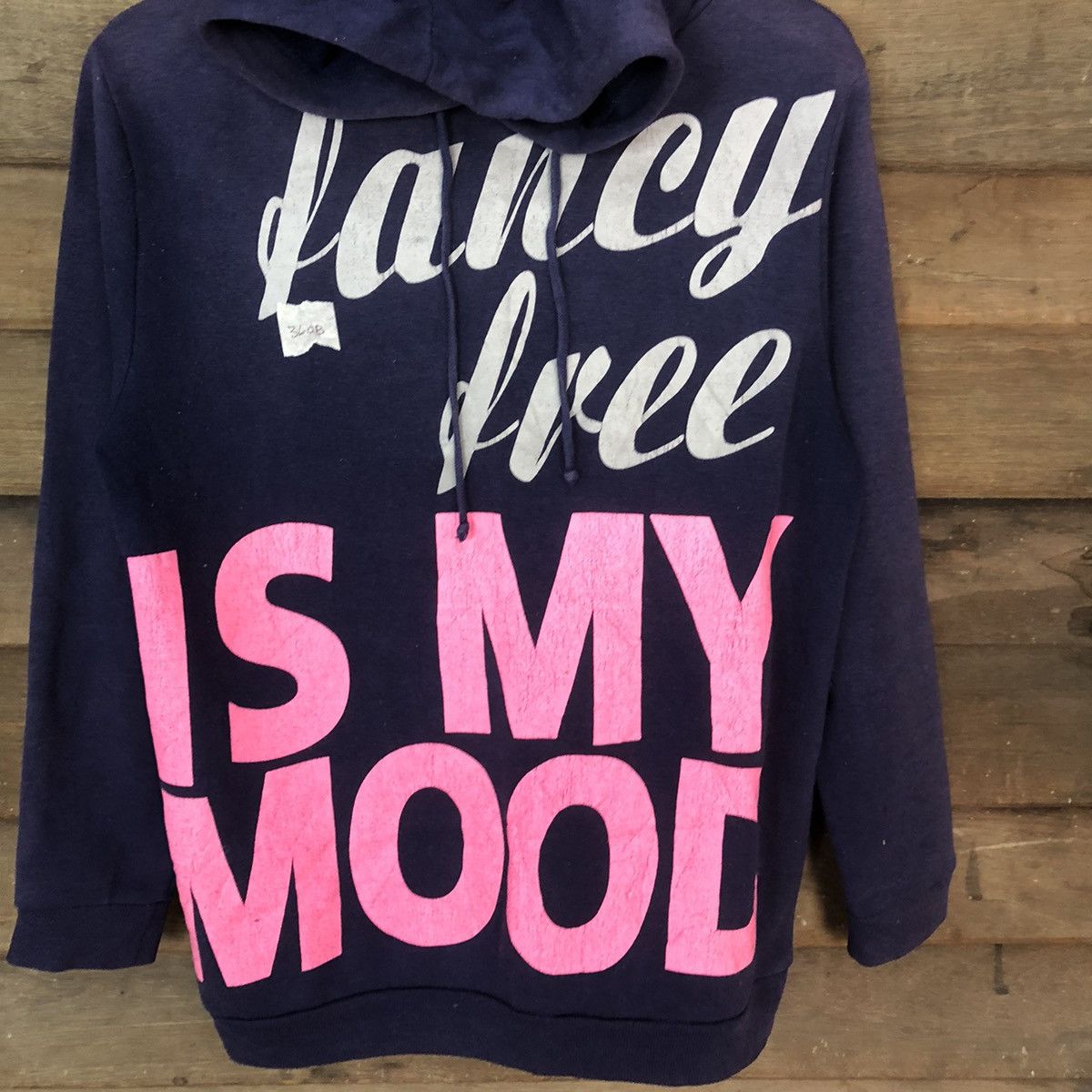 Japanese Brand Park Girl Blue Faded Sweasthirt hoodie #360B Size L / US 10 / IT 46 - 6 Thumbnail