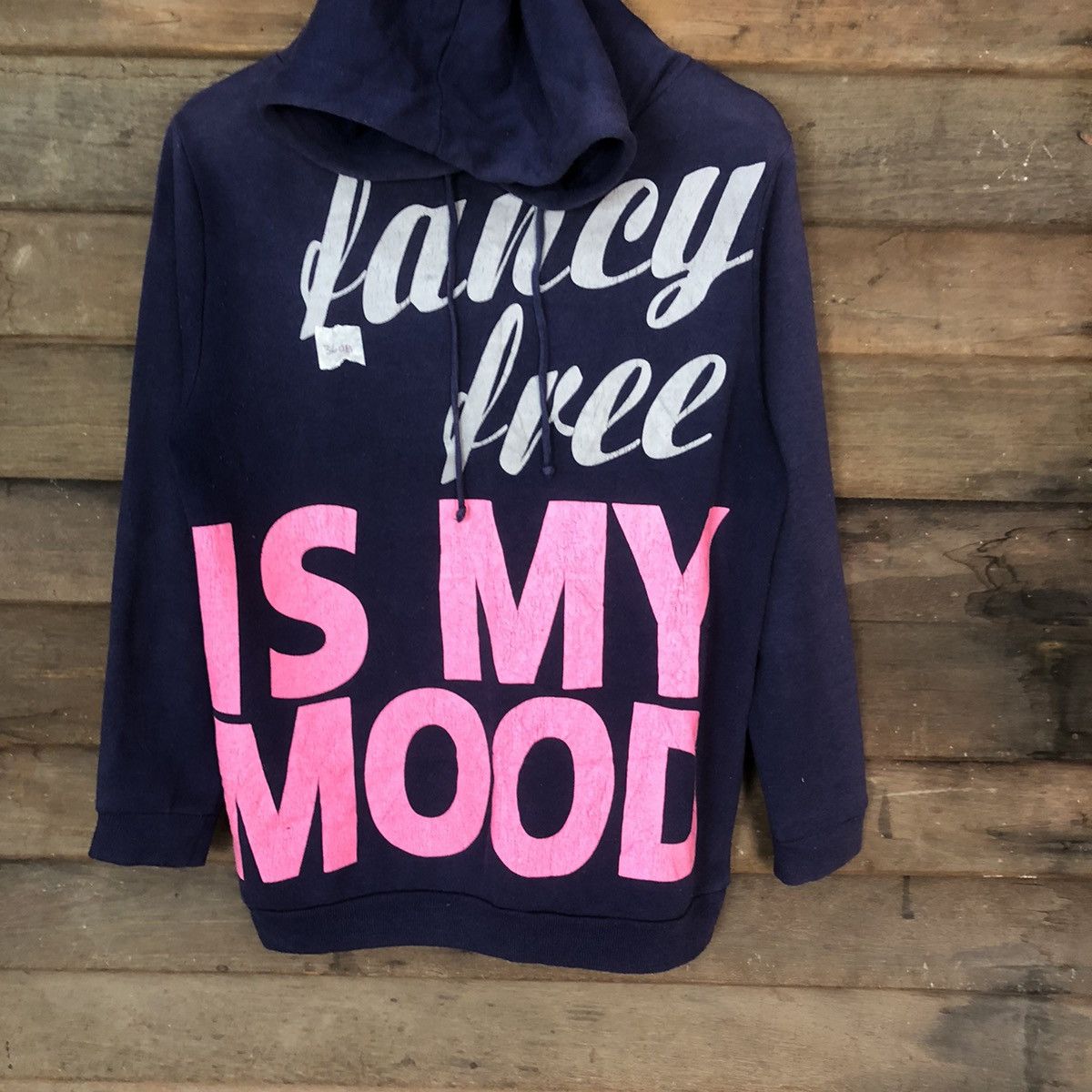 Japanese Brand Park Girl Blue Faded Sweasthirt hoodie #360B Size L / US 10 / IT 46 - 3 Thumbnail