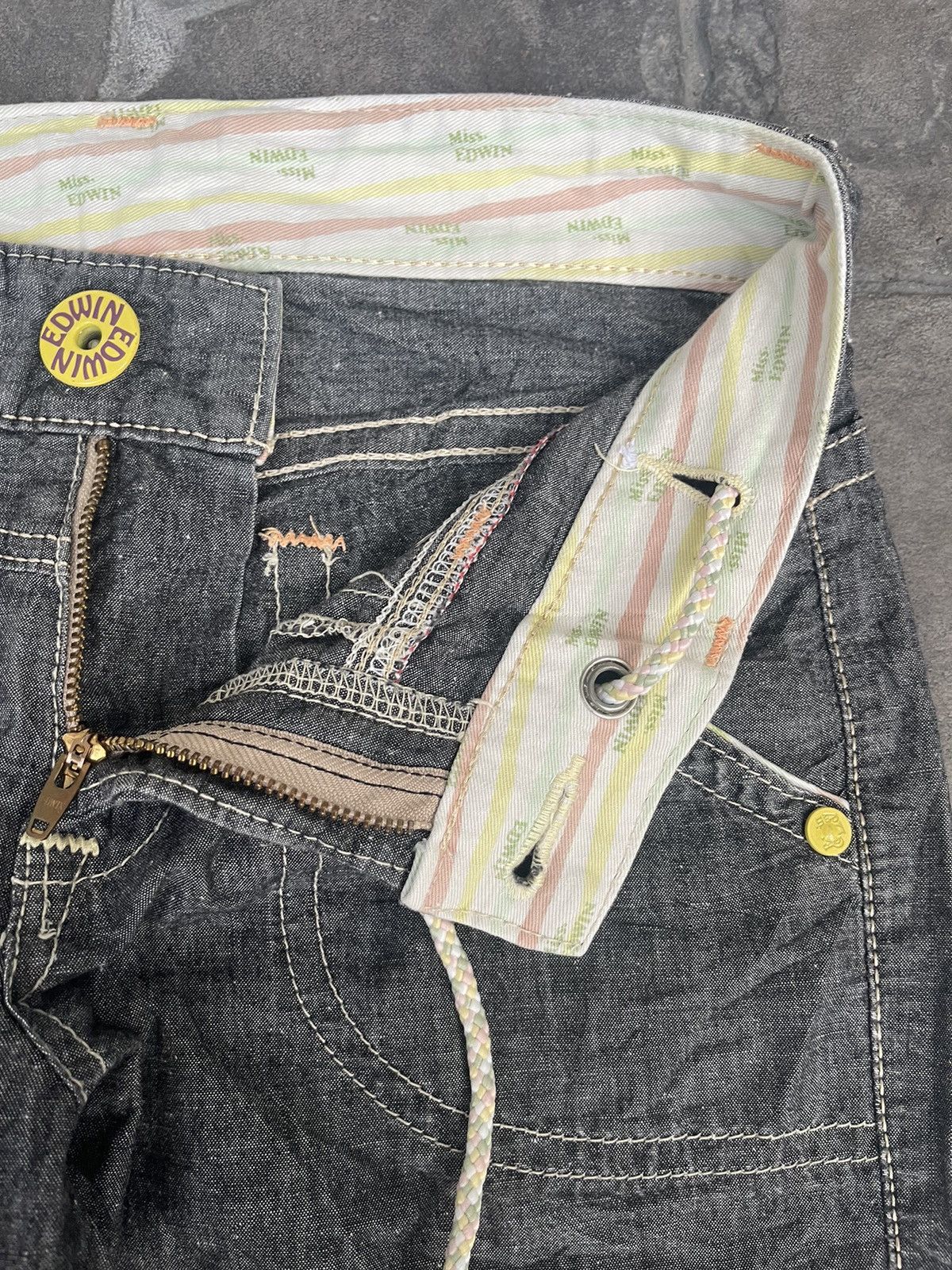 Edwin JAPAN MADE Miss Edwin Jeans Size 28" / US 6 / IT 42 - 11 Thumbnail