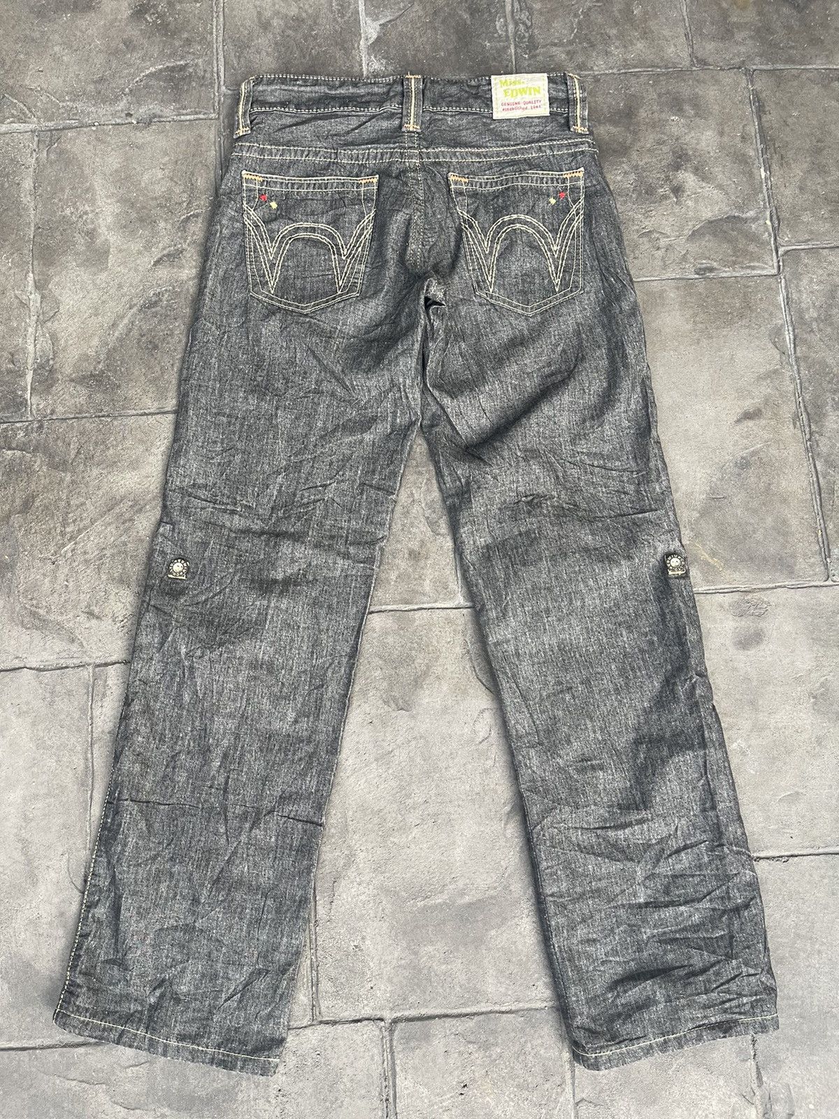 image of Japan Made Miss Edwin Jeans in Grey, Women's (Size 28)