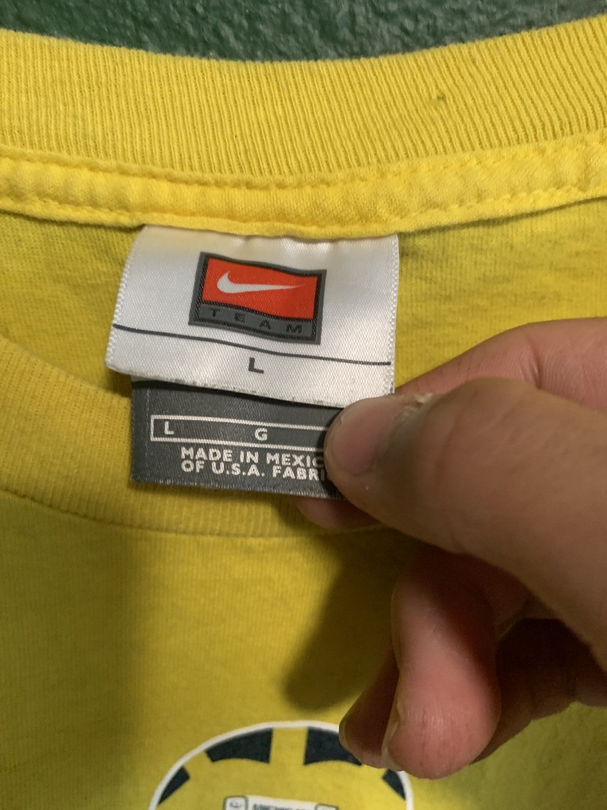 NFL × Nike × Vintage 2007 Nike Michigan College Football tee Size US L / EU 52-54 / 3 - 3 Thumbnail