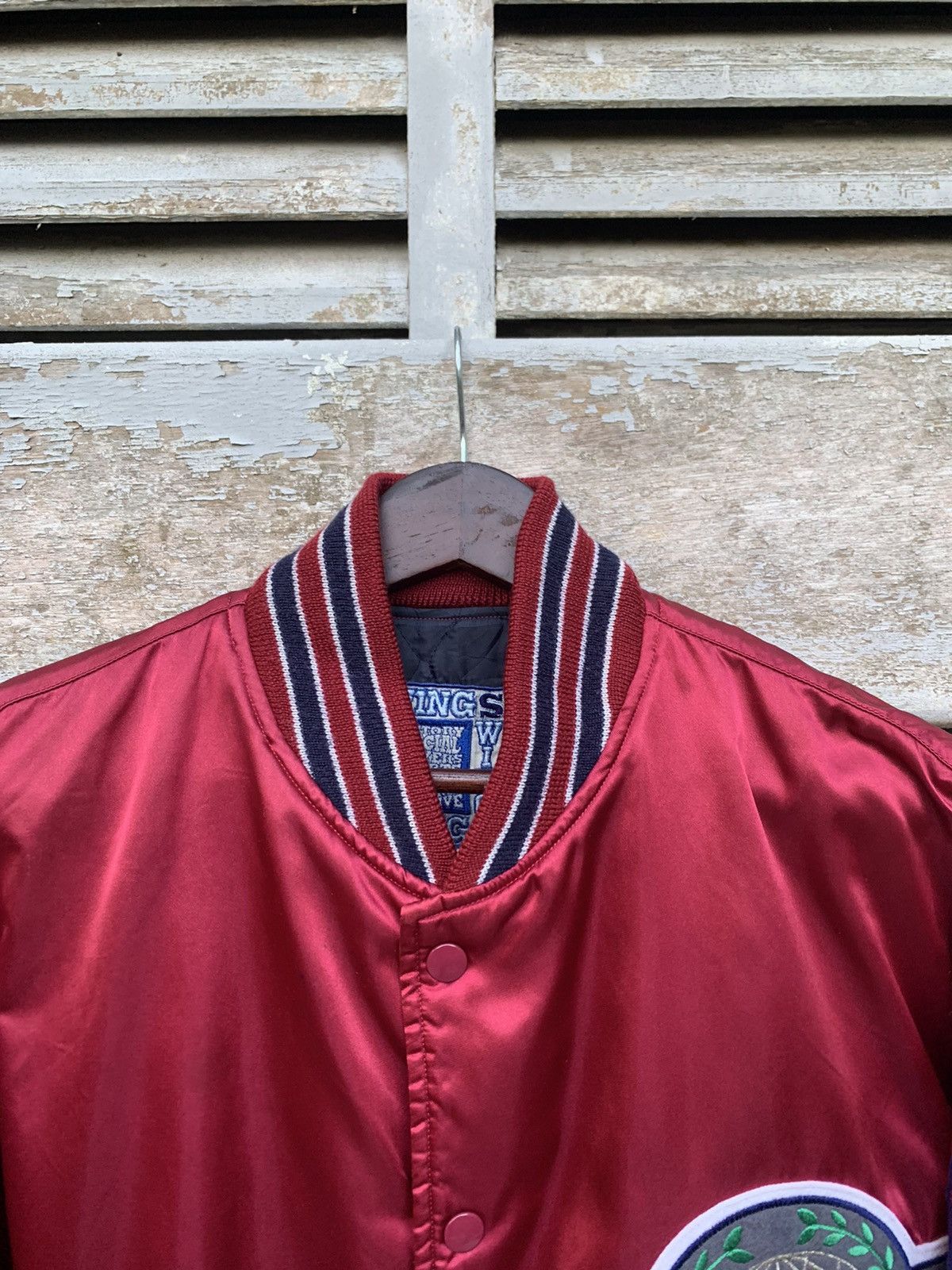 Vintage 👹Vintage NANZAN UNIV 1949 Maroon Varsity Jacket Size US M / EU 48-50 / 2 - 6 Thumbnail