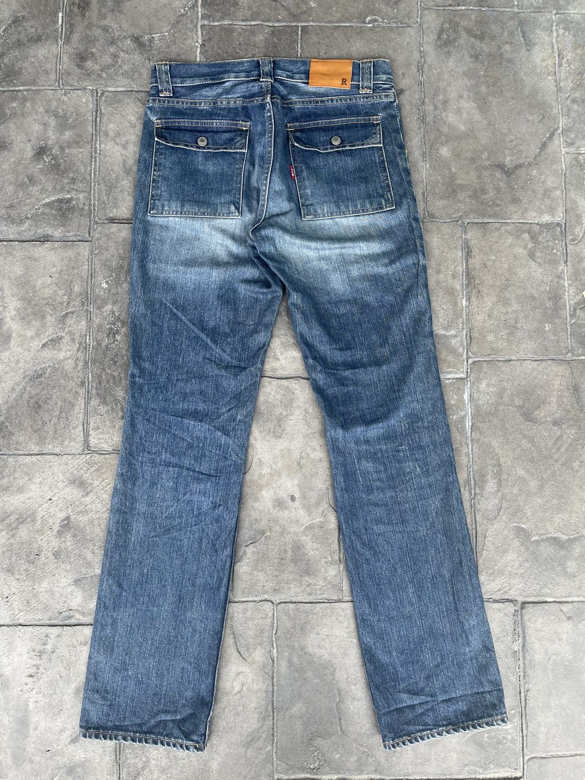 image of Distressed Denim x Vintage Japan Made N&m Works Bush Pant in Denim, Men's (Size 28)