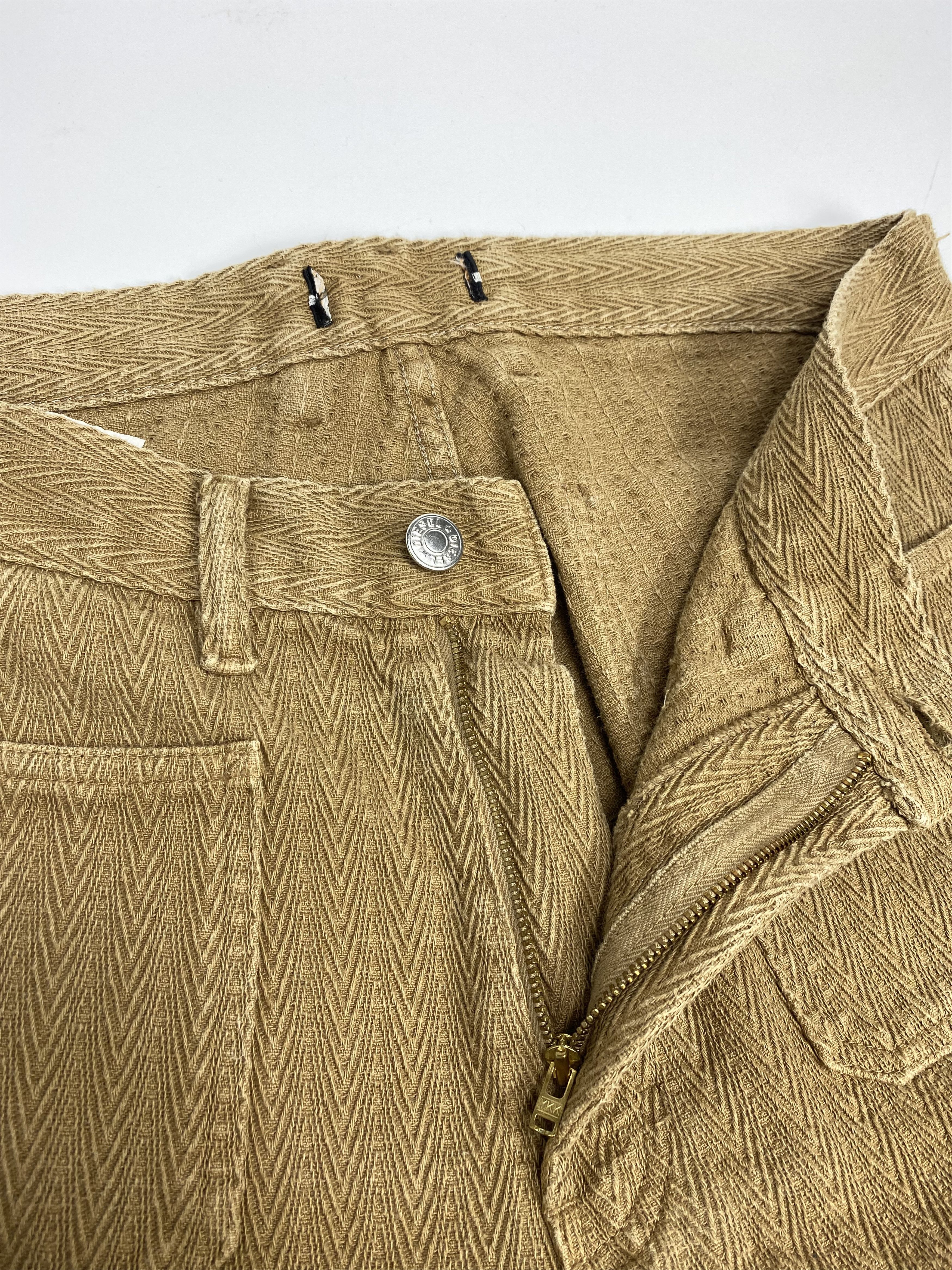 Diesel × Vintage Diesel 90s Vintage Creased Chevron Weave Washed Jeans Size US 30 / EU 46 - 3 Thumbnail