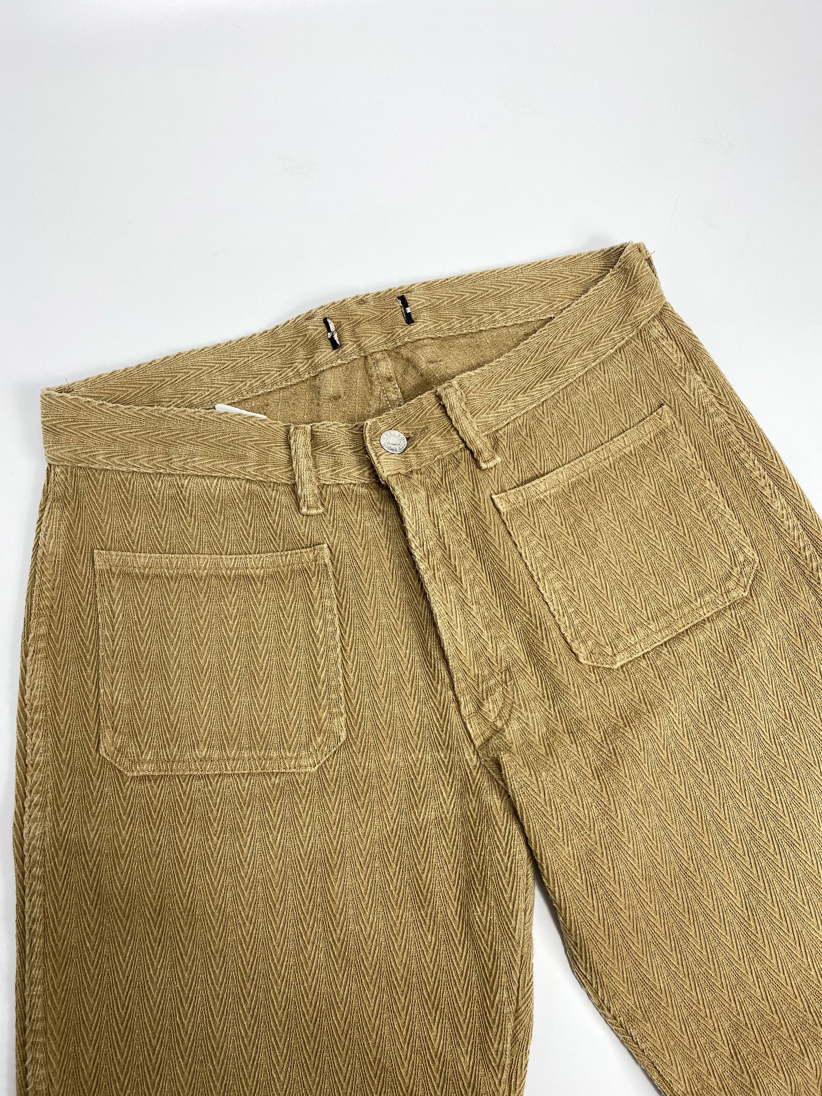 Diesel × Vintage Diesel 90s Vintage Creased Chevron Weave Washed Jeans Size US 30 / EU 46 - 2 Thumbnail