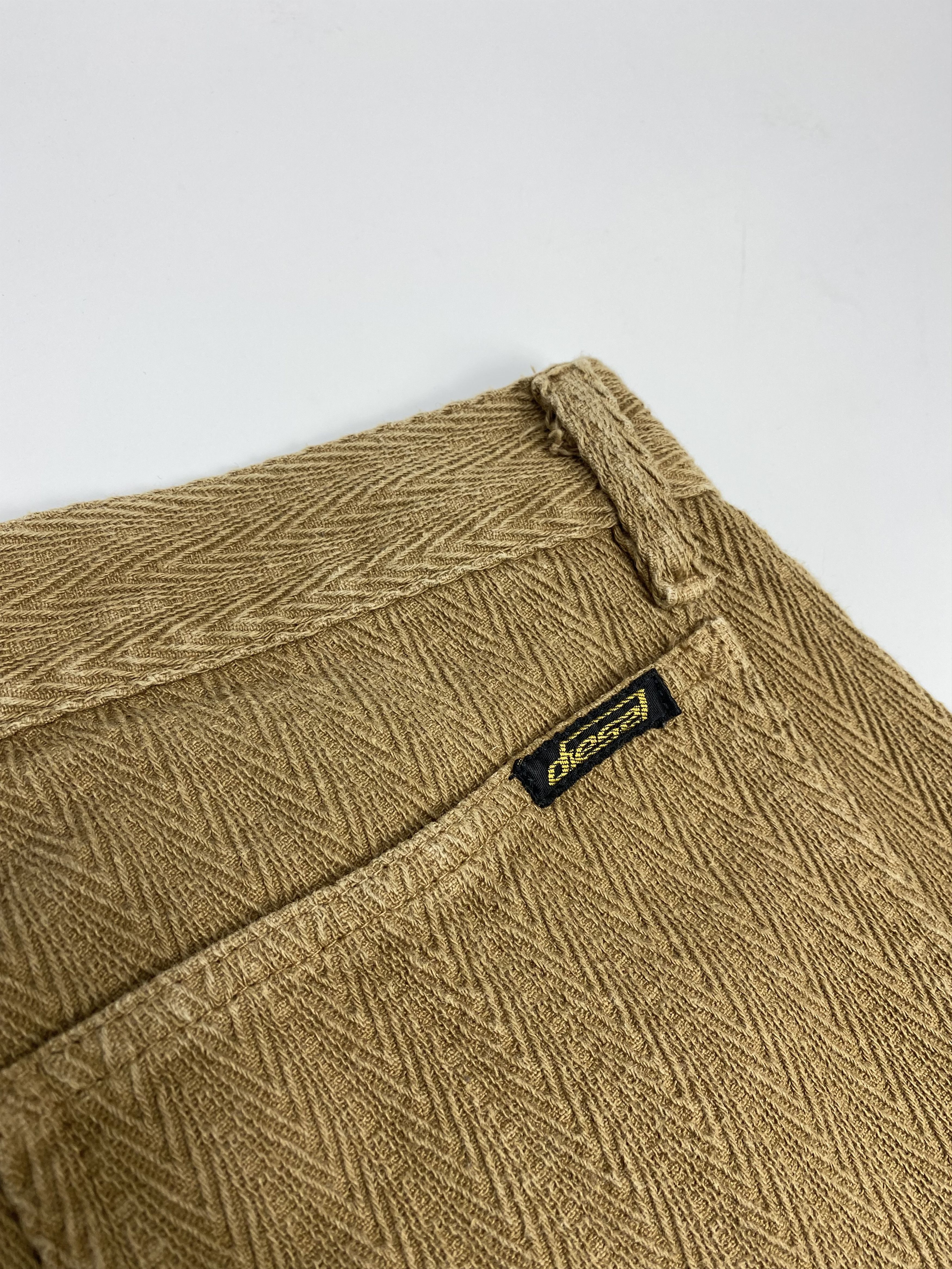 Diesel × Vintage Diesel 90s Vintage Creased Chevron Weave Washed Jeans Size US 30 / EU 46 - 9 Thumbnail