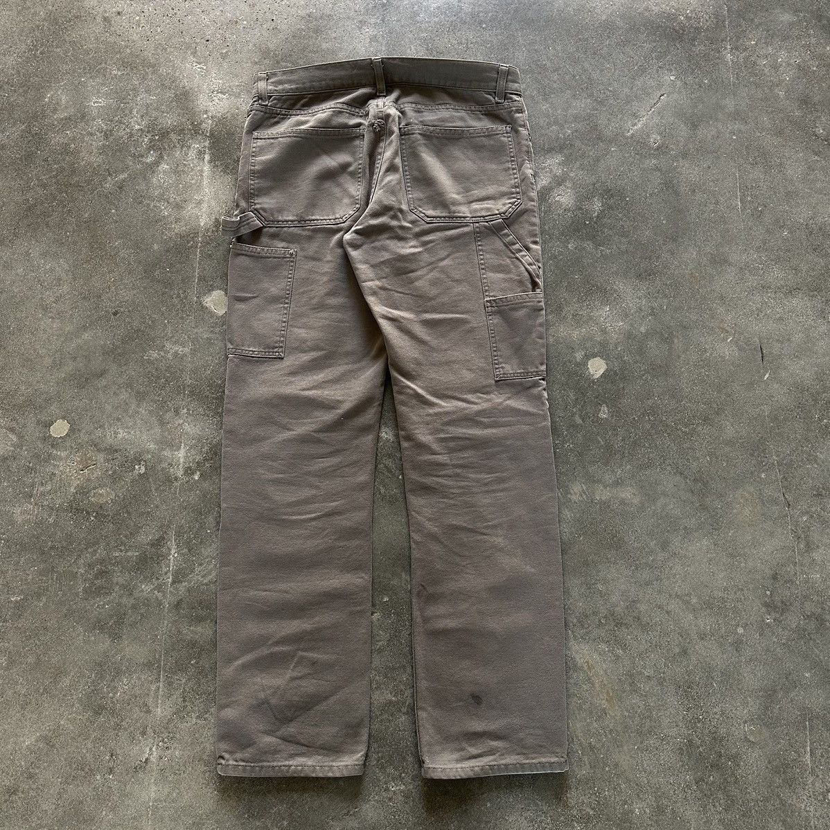 Helmut Lang SS99 Sage Grey Double Knee Work Pants Size US 33 - 3 Thumbnail