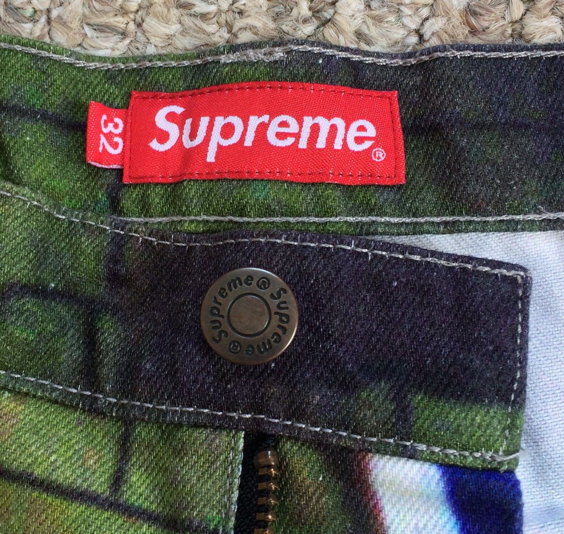 Supreme S/S 2018 Supreme Lion's Den Painter Shorts Size US 32 / EU 48 - 2 Thumbnail
