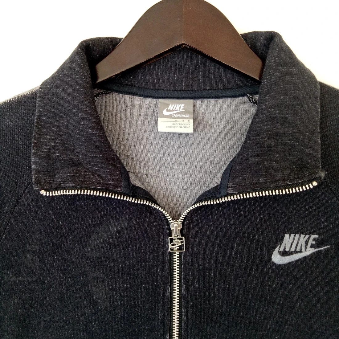 Nike × Vintage NIKE sweater sports streetwear zipper jacket Size US M / EU 48-50 / 2 - 3 Thumbnail