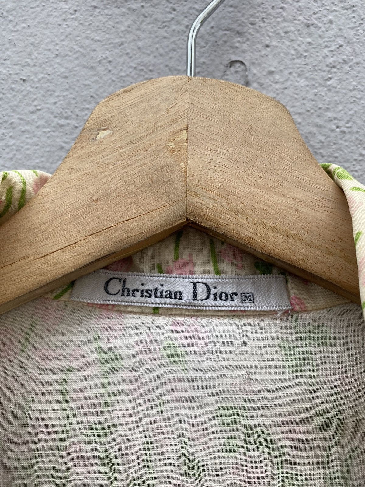 Christian Dior Monsieur 🔥MEGA RARE🔥 Vintage 80s CHRISTIAN DIOR Roses Blouse Size M / US 6-8 / IT 42-44 - 8 Thumbnail