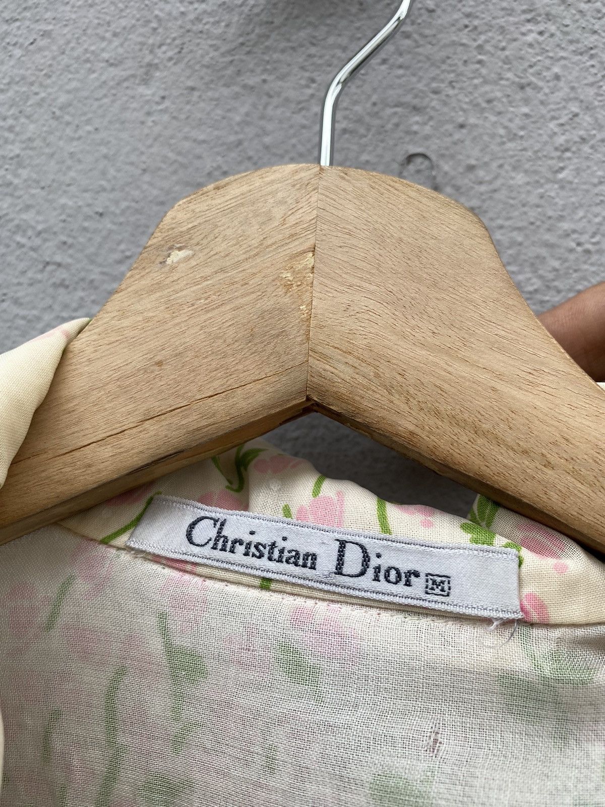 Christian Dior Monsieur 🔥MEGA RARE🔥 Vintage 80s CHRISTIAN DIOR Roses Blouse Size M / US 6-8 / IT 42-44 - 13 Thumbnail