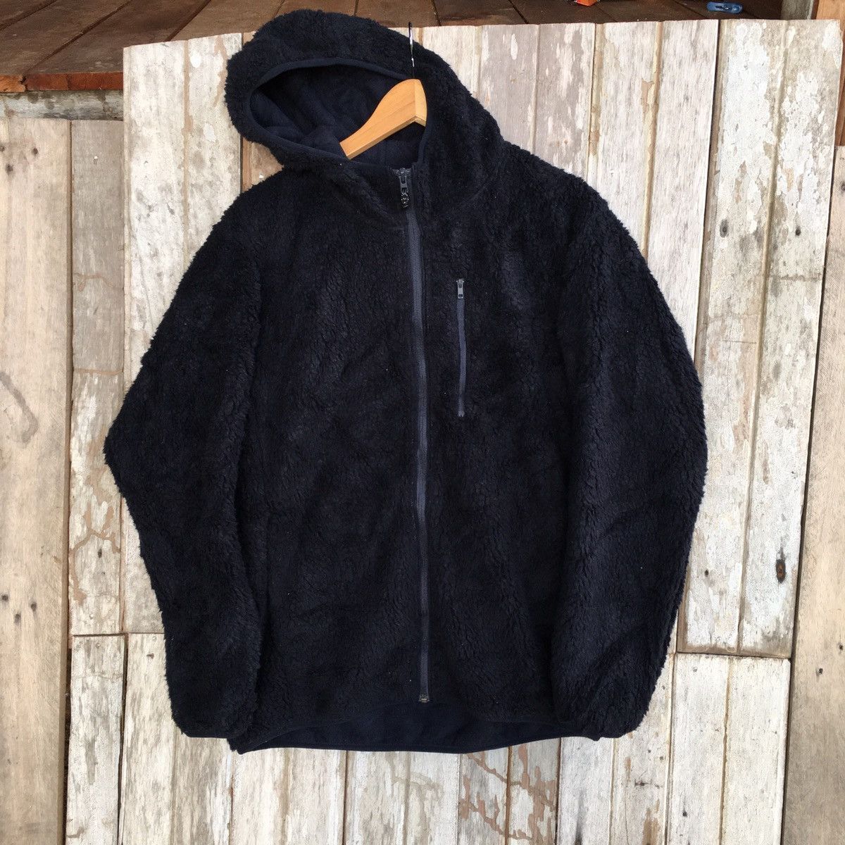 Uniqlo japanese brand uniqlo fleece hoodie sweater Size US L / EU 52-54 / 3 - 1 Thumbnail