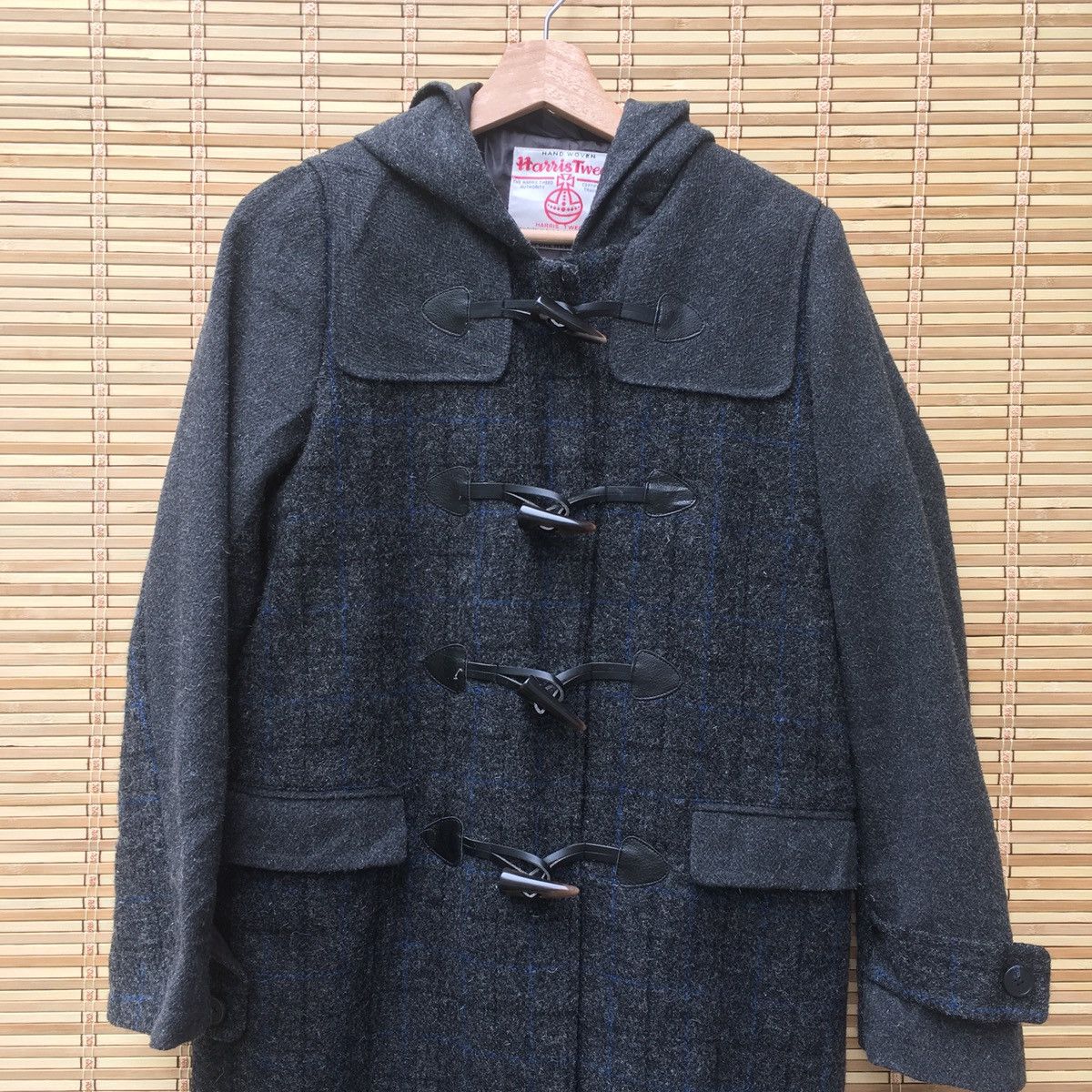 Harris Tweed Harris Tweed Wool Duffle Coat Hoodie Size US M / EU 48-50 / 2 - 5 Thumbnail