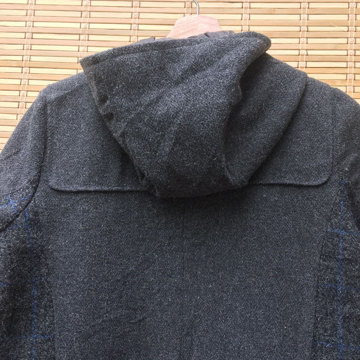 Harris Tweed Harris Tweed Wool Duffle Coat Hoodie Size US M / EU 48-50 / 2 - 9 Thumbnail