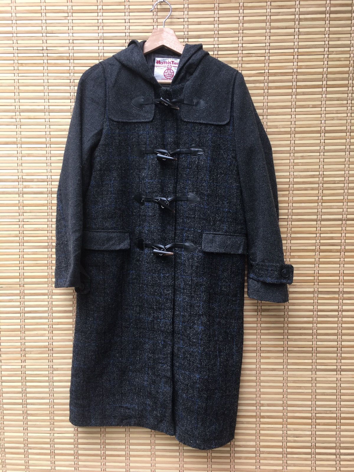 Harris Tweed Harris Tweed Wool Duffle Coat Hoodie Size US M / EU 48-50 / 2 - 2 Thumbnail