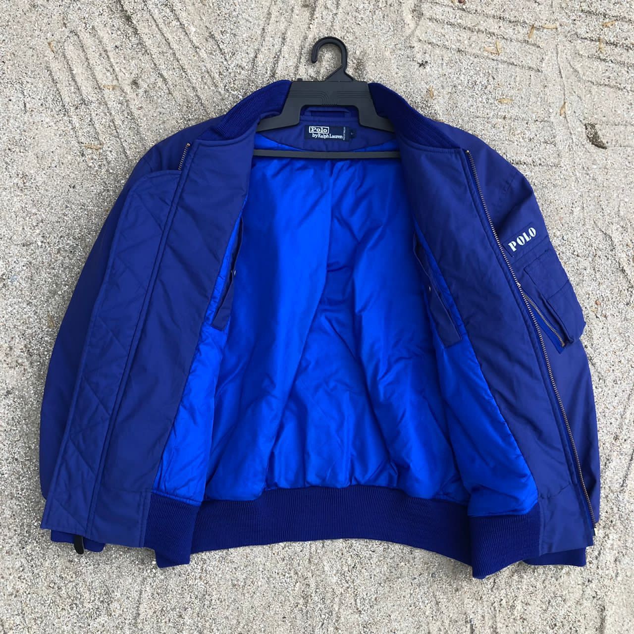 Polo Ralph Lauren 🔥Vintage POLO BY RALPH LAURENT Bomber Jacket Size US L / EU 52-54 / 3 - 2 Thumbnail