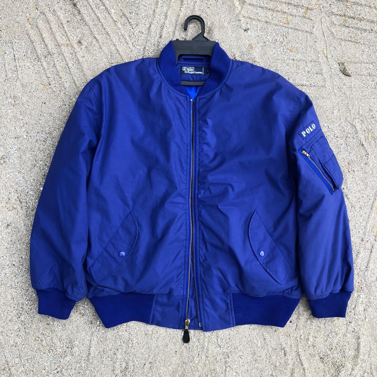 Polo Ralph Lauren 🔥Vintage POLO BY RALPH LAURENT Bomber Jacket Size US L / EU 52-54 / 3 - 1 Thumbnail