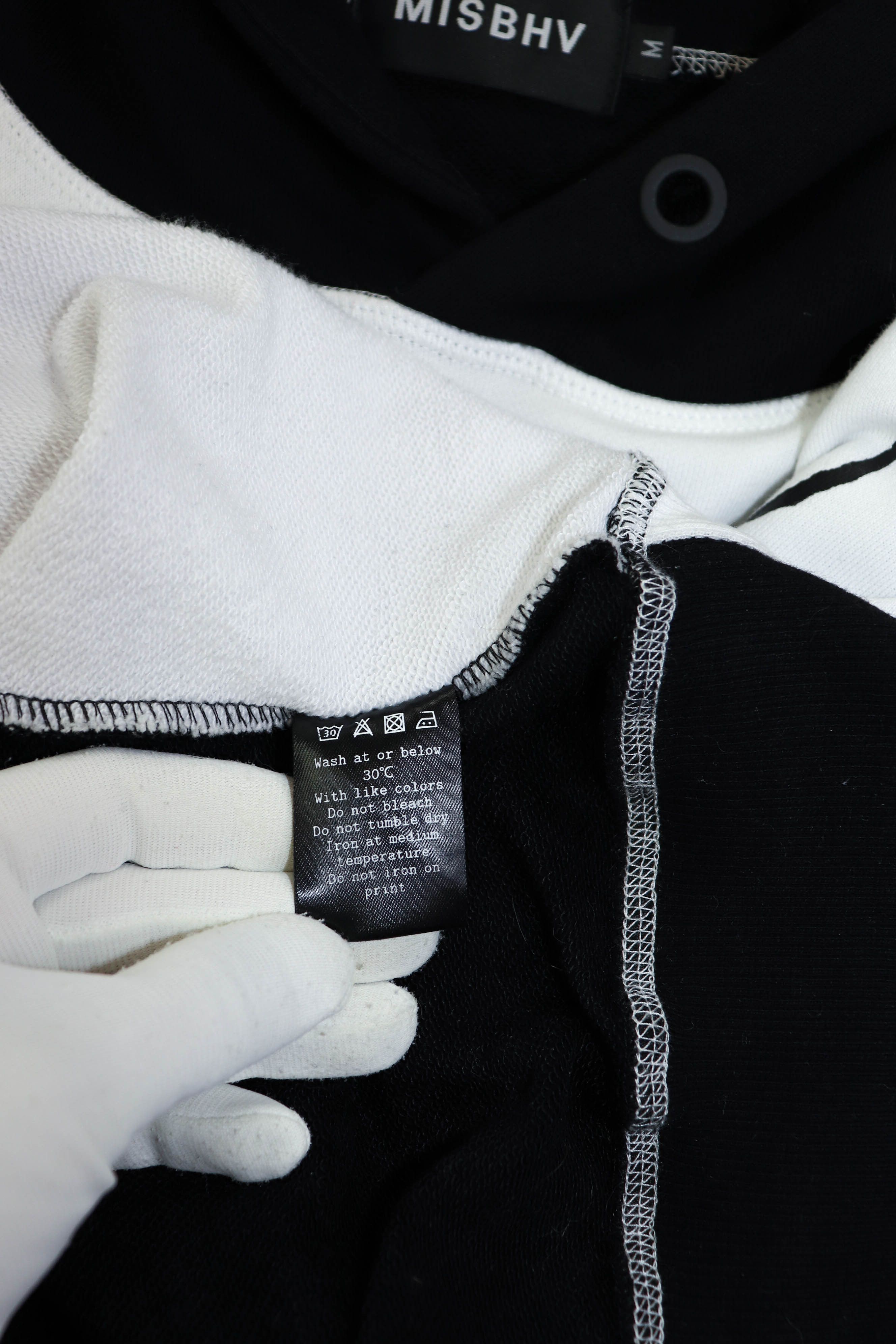 Misbhv MISBHV Made in Poland Graphics Black White Split Hoodie Size US M / EU 48-50 / 2 - 15 Thumbnail