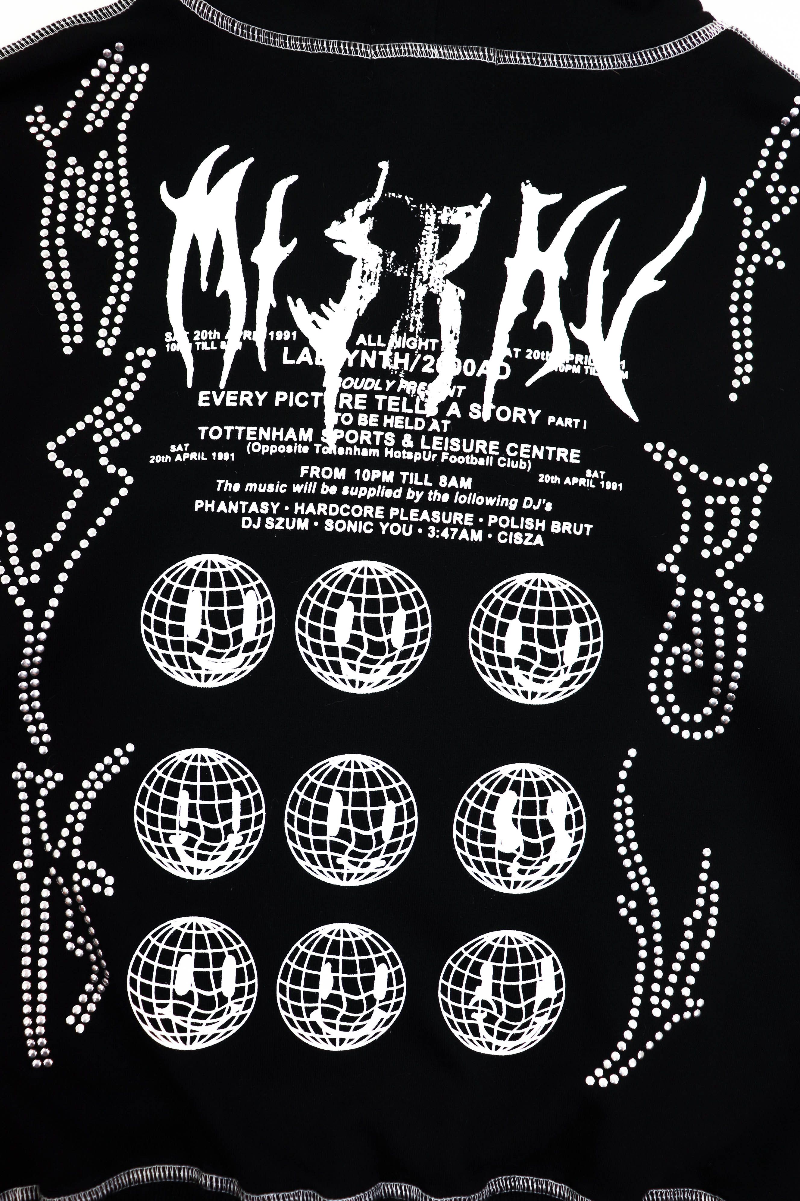 Misbhv MISBHV Made in Poland Graphics Black White Split Hoodie Size US M / EU 48-50 / 2 - 9 Thumbnail