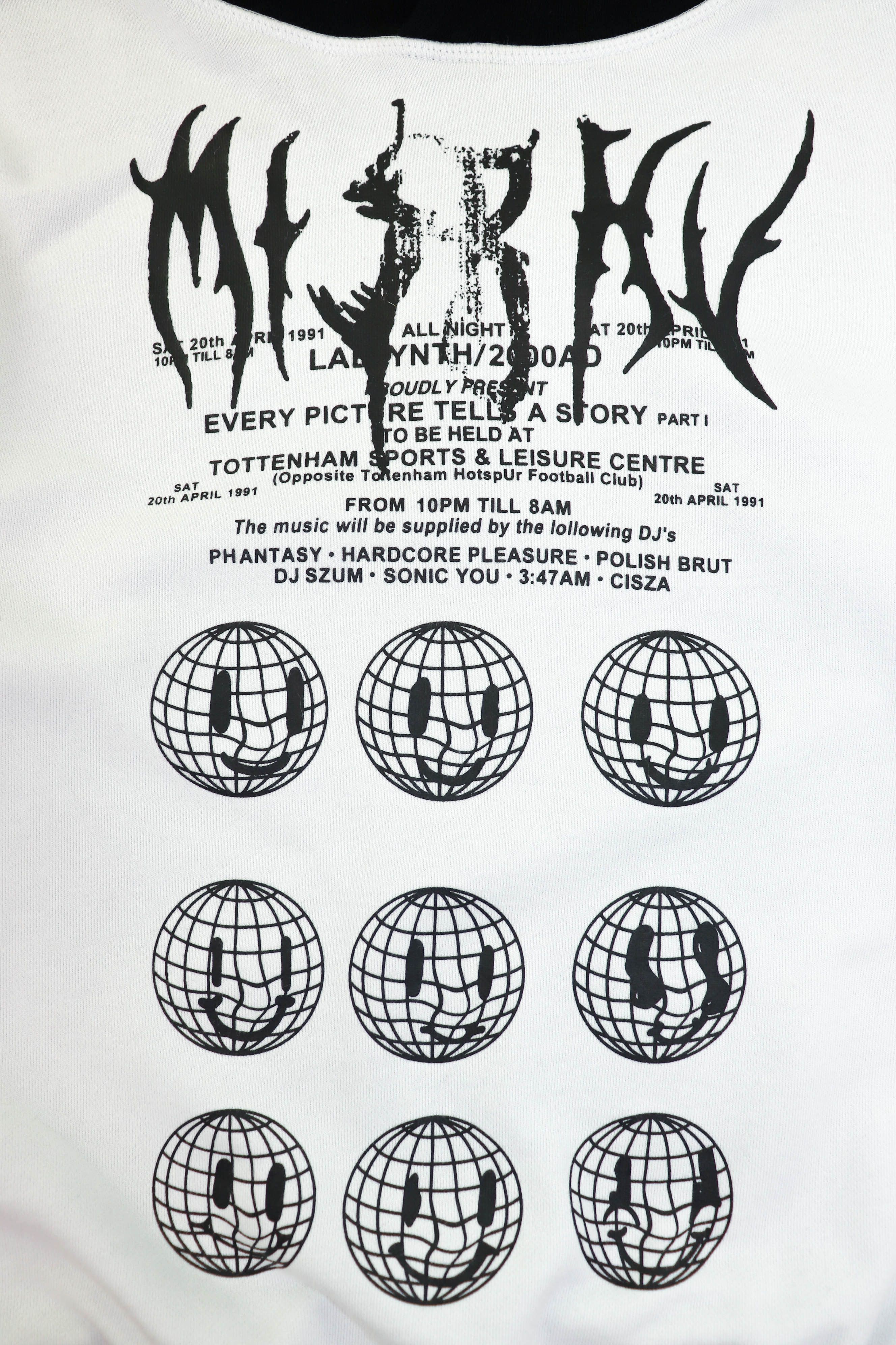 Misbhv MISBHV Made in Poland Graphics Black White Split Hoodie Size US M / EU 48-50 / 2 - 8 Thumbnail