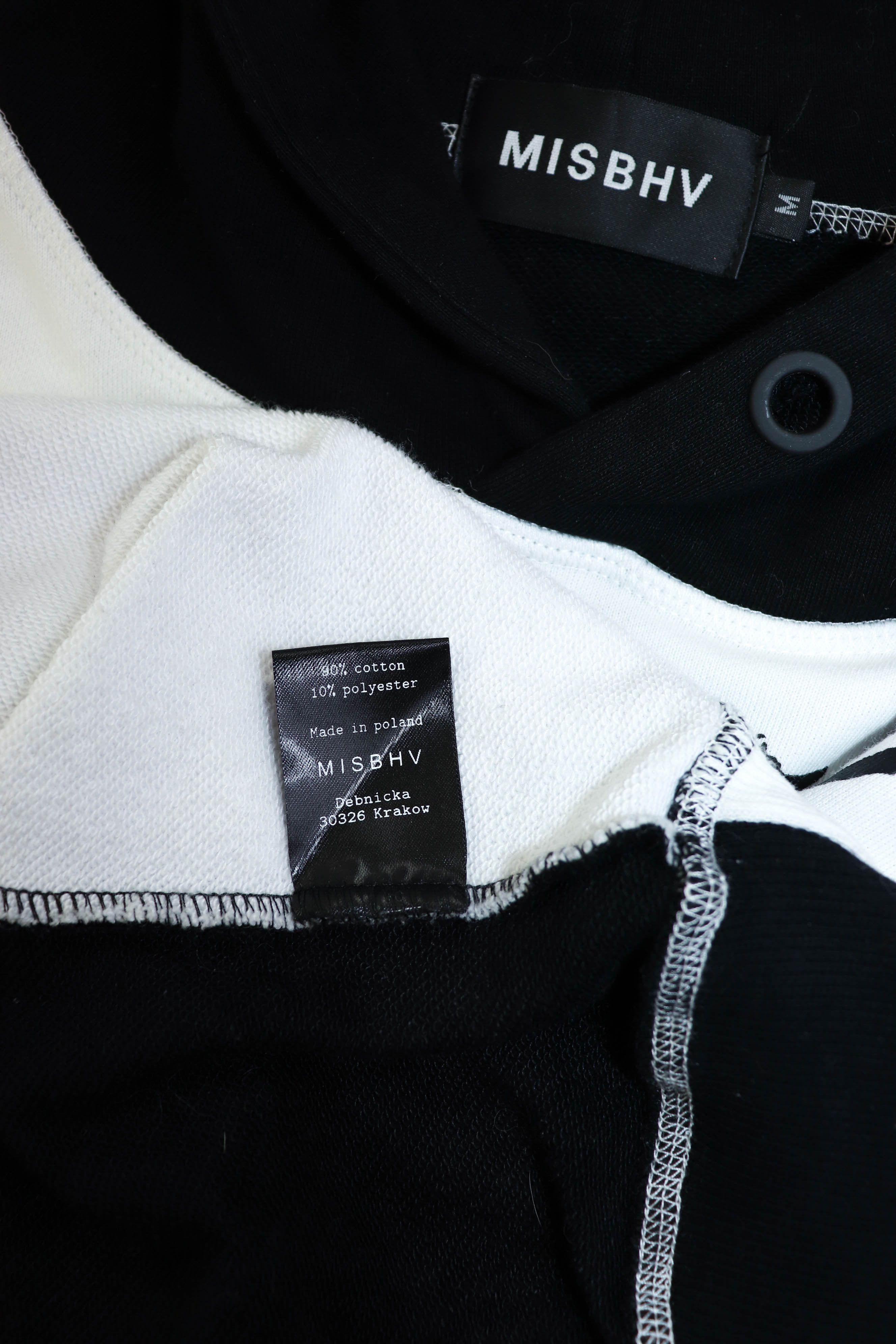 Misbhv MISBHV Made in Poland Graphics Black White Split Hoodie Size US M / EU 48-50 / 2 - 14 Thumbnail