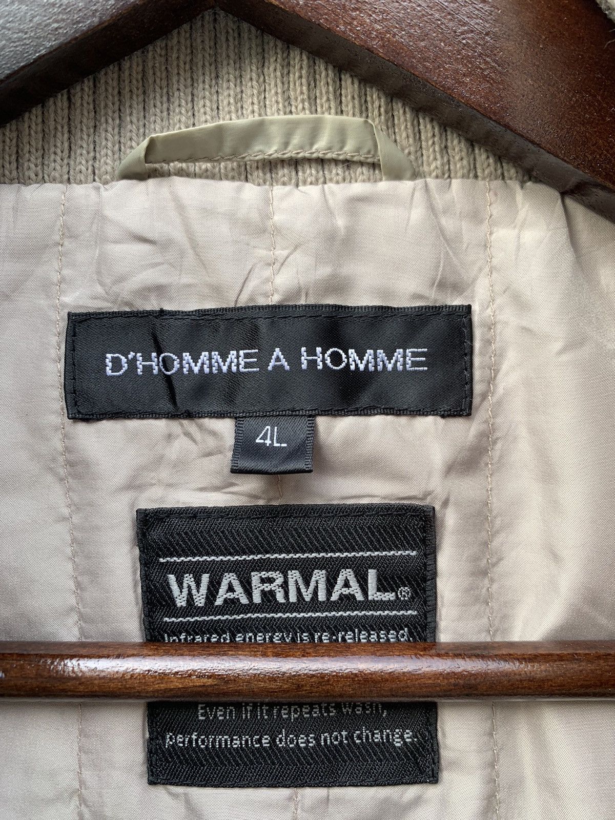Japanese Brand 🪖versized D Homme A Homme Warmal Cream Puffer Jacket Size US XXL / EU 58 / 5 - 9 Thumbnail