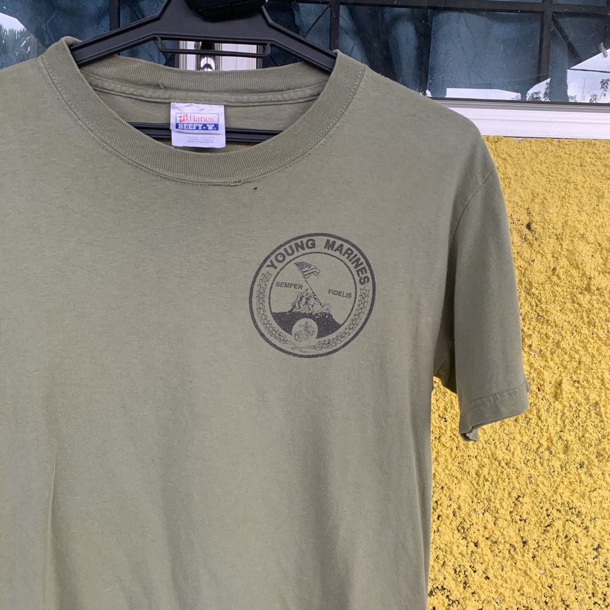 Hanes × Vintage United States Marine Corps vintage green tshirt tee Size US S / EU 44-46 / 1 - 7 Thumbnail