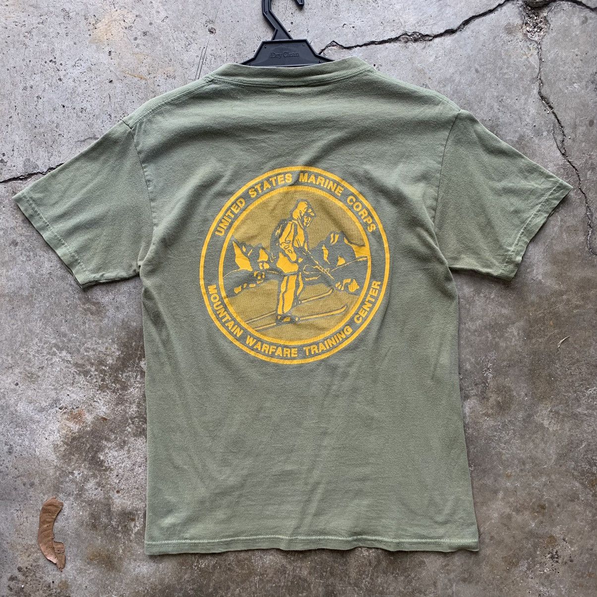 Hanes × Vintage United States Marine Corps vintage green tshirt tee Size US S / EU 44-46 / 1 - 1 Thumbnail