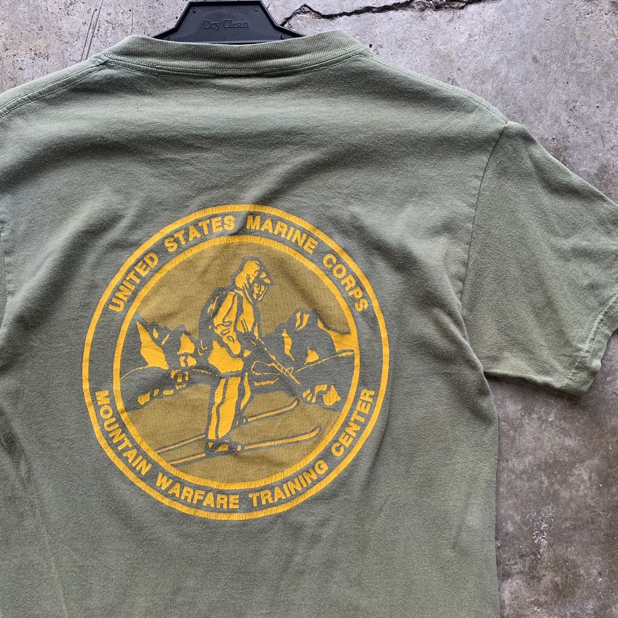 Hanes × Vintage United States Marine Corps vintage green tshirt tee Size US S / EU 44-46 / 1 - 3 Thumbnail
