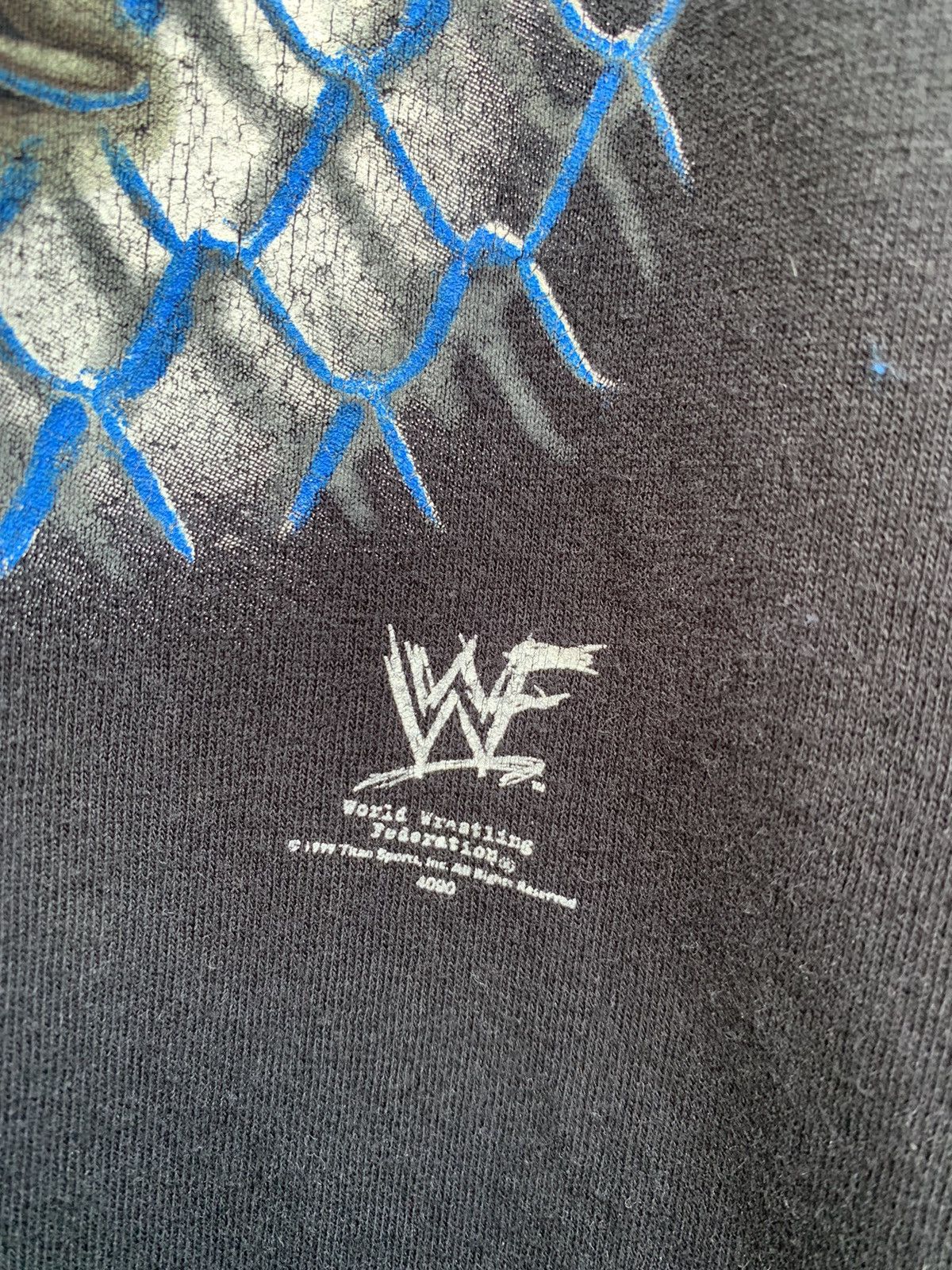 Vintage 👹1999 VTG WWE THE ROCK (PROFESSIONAL HARDCORE WRESTLER) Size US L / EU 52-54 / 3 - 5 Thumbnail