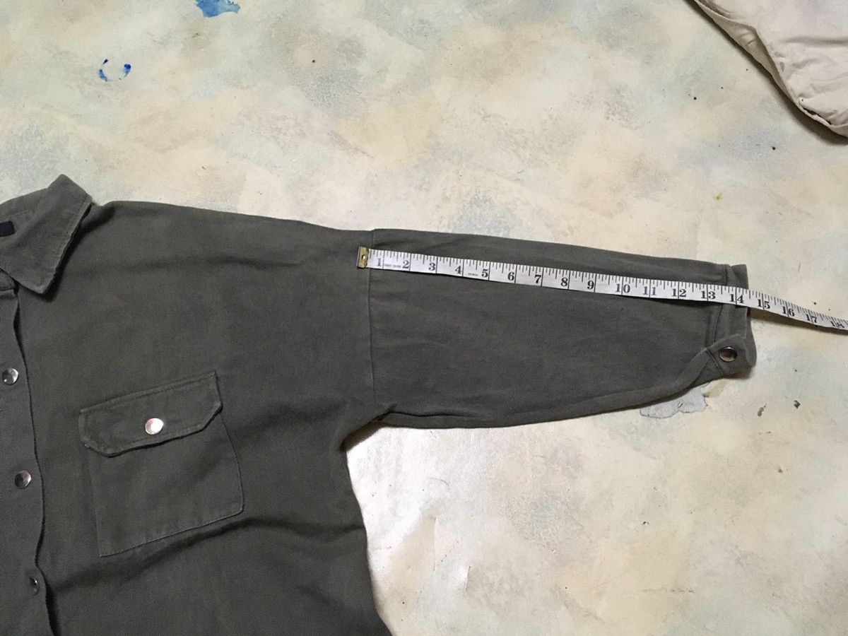 Japanese Brand Japanese Brand Military Army Olive green Button up Shirt Size US L / EU 52-54 / 3 - 11 Thumbnail