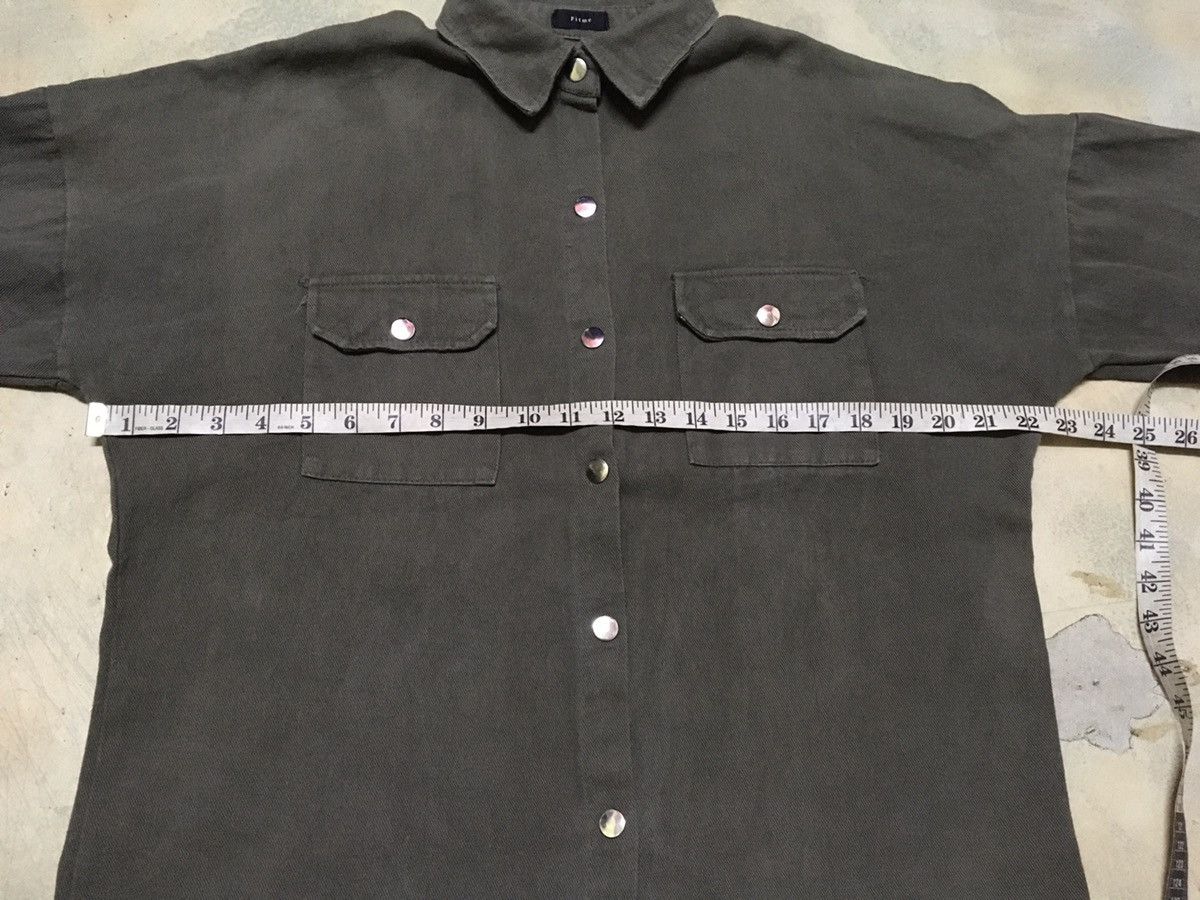 Japanese Brand Japanese Brand Military Army Olive green Button up Shirt Size US L / EU 52-54 / 3 - 8 Thumbnail