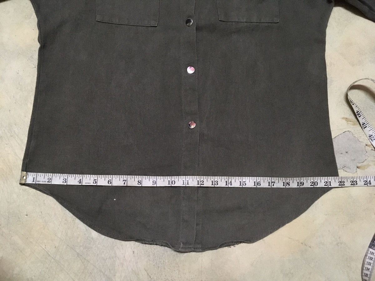 Japanese Brand Japanese Brand Military Army Olive green Button up Shirt Size US L / EU 52-54 / 3 - 9 Thumbnail