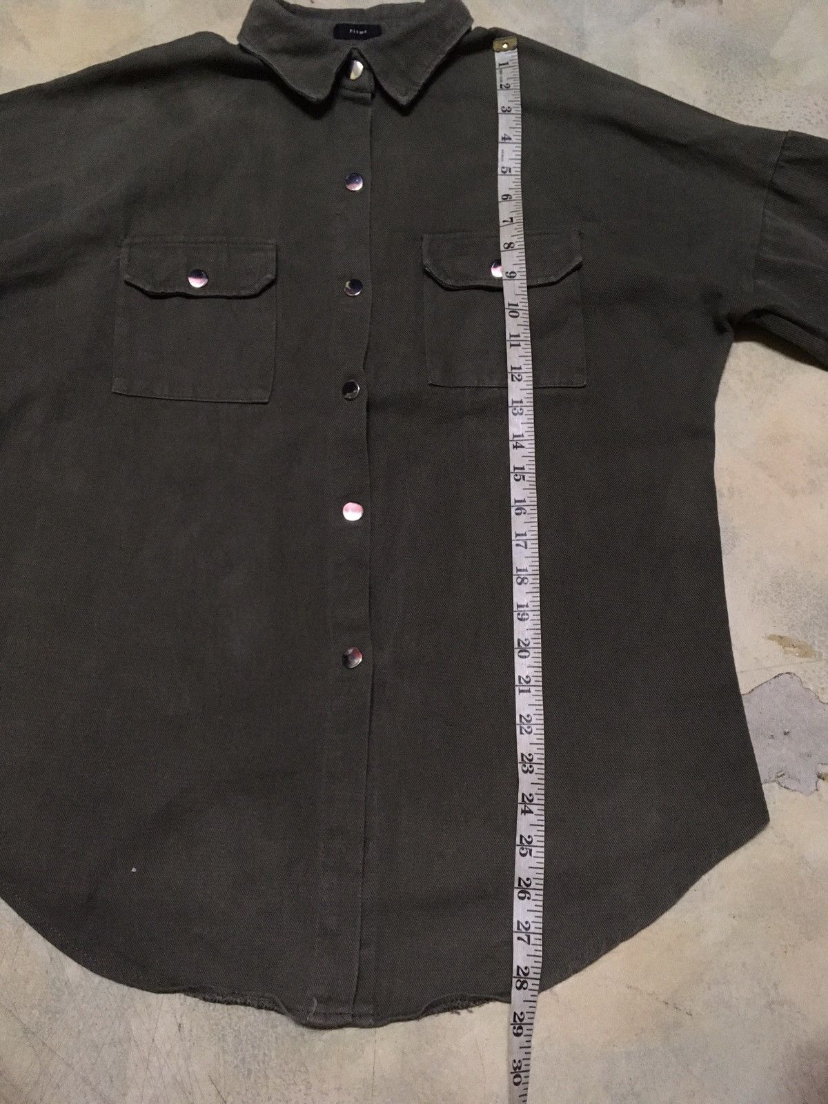 Japanese Brand Japanese Brand Military Army Olive green Button up Shirt Size US L / EU 52-54 / 3 - 10 Thumbnail