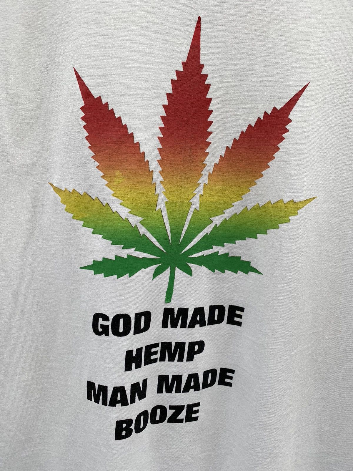 Japanese Brand × PPFM × Vintage Vintage 90’s PPFM Cannabis “God made HEMP, Man made BOOZE” Size US M / EU 48-50 / 2 - 9 Thumbnail
