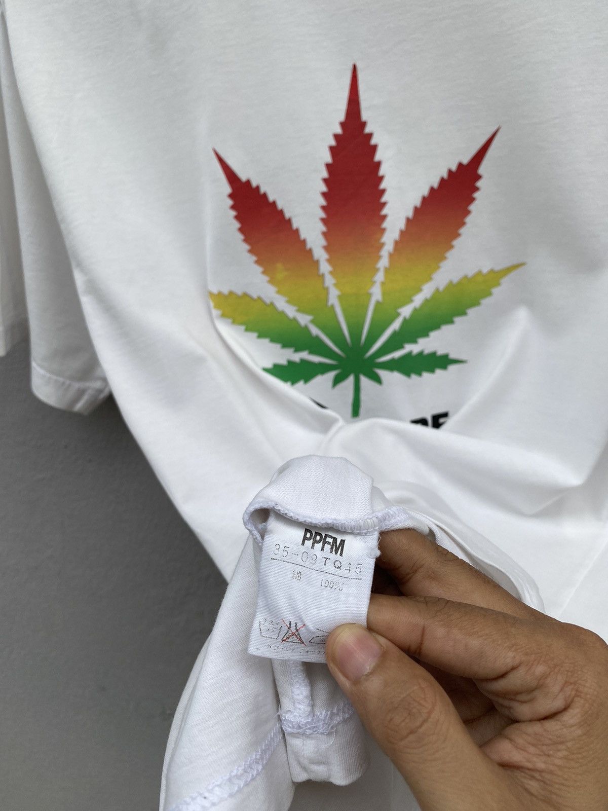 Japanese Brand × PPFM × Vintage Vintage 90’s PPFM Cannabis “God made HEMP, Man made BOOZE” Size US M / EU 48-50 / 2 - 10 Thumbnail