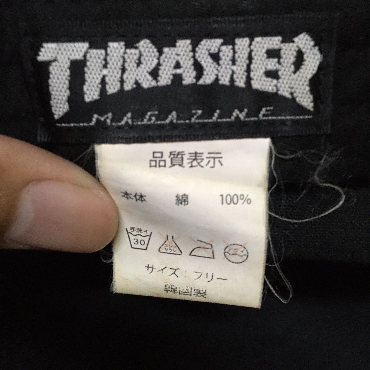 Thrasher Vintage Thrasher Cap / Hat Made in Japan Size ONE SIZE - 3 Thumbnail