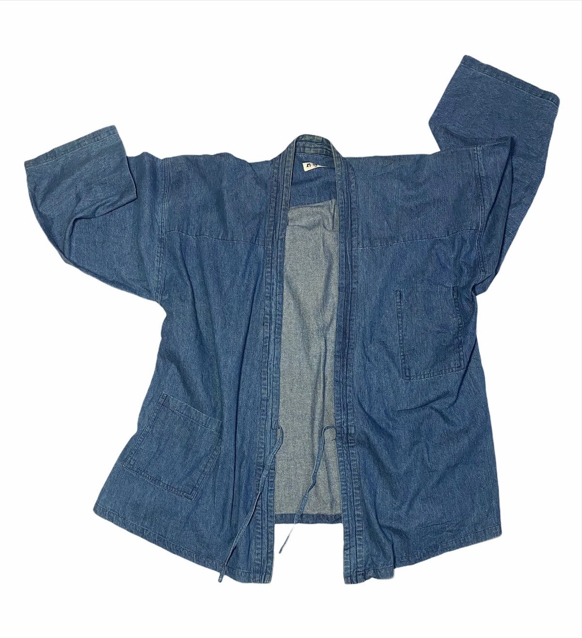 Vintage Denim Hanten kimono Jacket