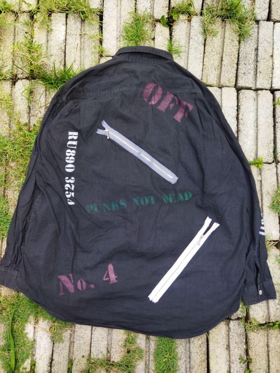If Six Was Nine Vintage Punks Not Dead Hate&War MissingTag Oversized Shirt Size US L / EU 52-54 / 3 - 6 Thumbnail