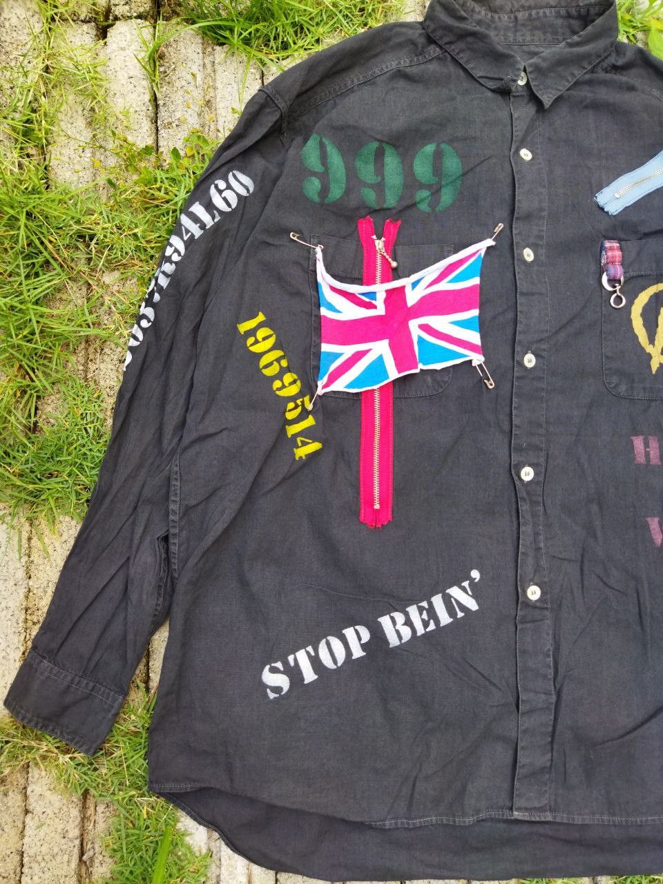 If Six Was Nine Vintage Punks Not Dead Hate&War MissingTag Oversized Shirt Size US L / EU 52-54 / 3 - 4 Thumbnail