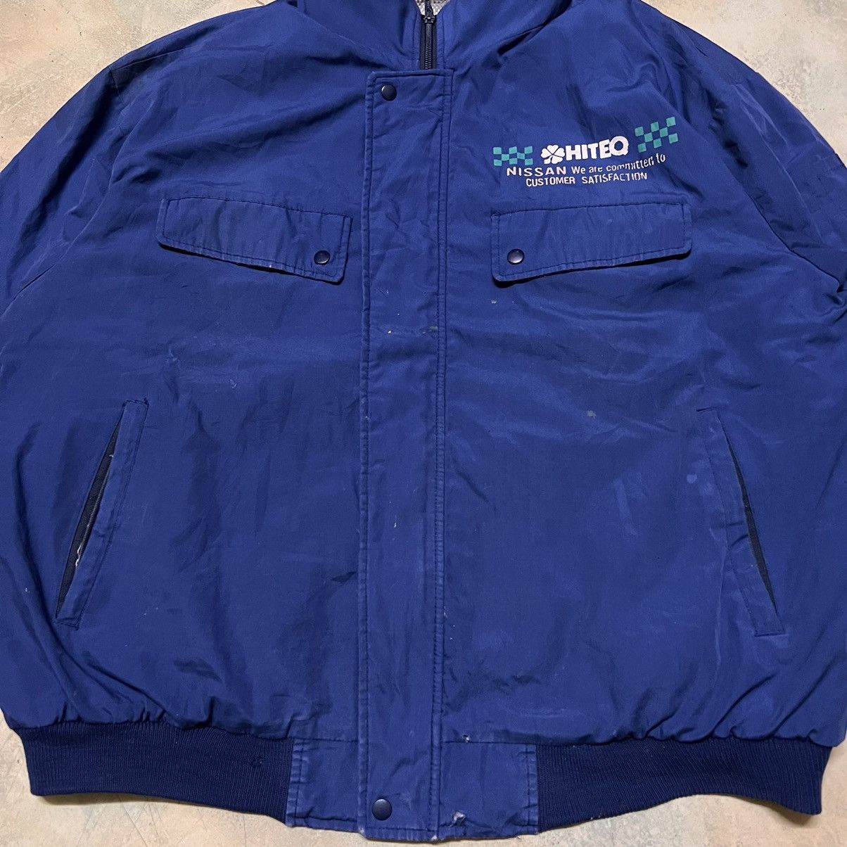 Japanese Brand Vintage Nissan Racing Jacket Distressed Size US XL / EU 56 / 4 - 4 Thumbnail