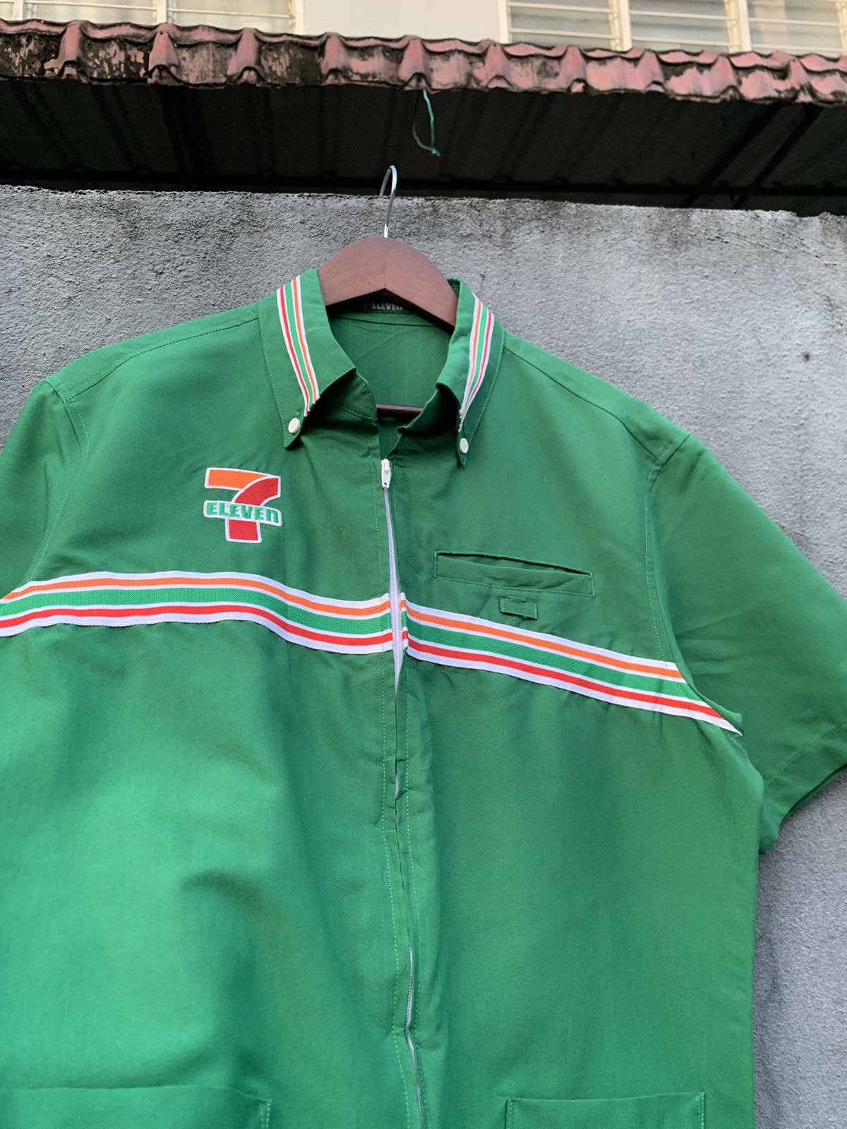 Japanese Brand 👹Vintage 7ELEVEN JAPAN UNIFORM Work Jacket Size US L / EU 52-54 / 3 - 5 Thumbnail