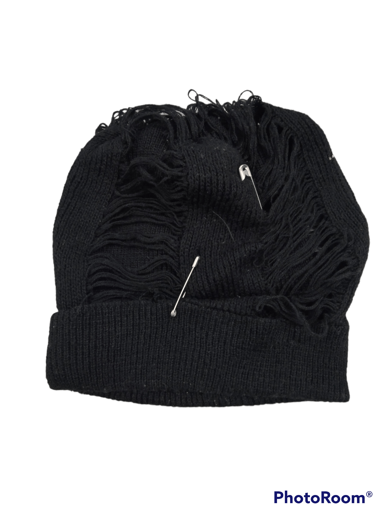 Japanese Brand THRASH ANARCHY BLACK BEANIE HAT Size ONE SIZE - 2 Thumbnail