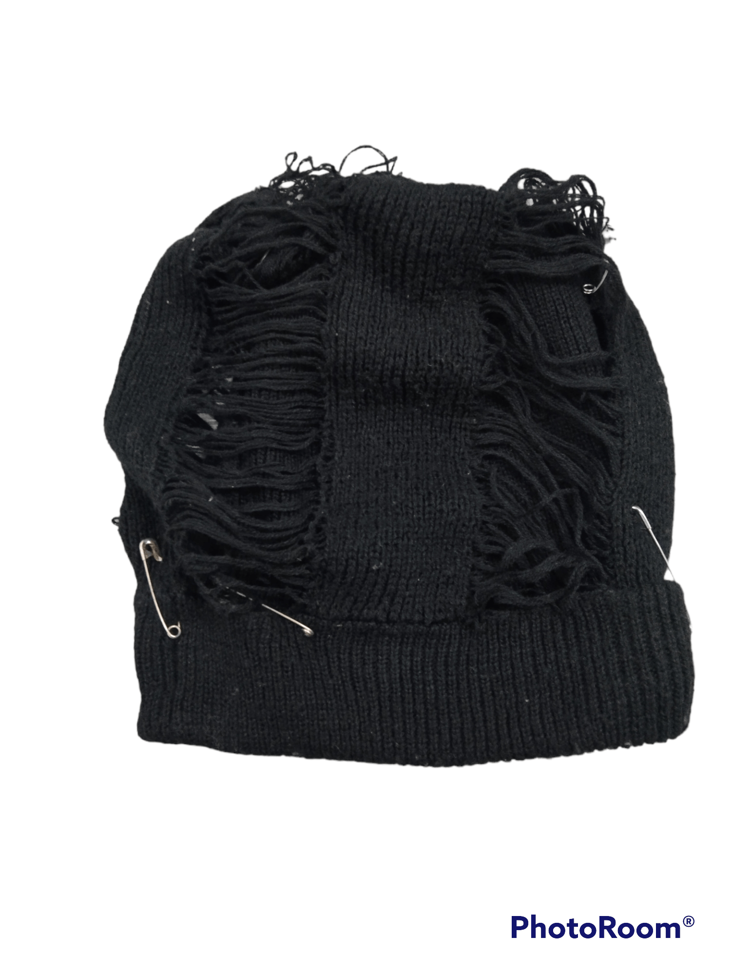 Japanese Brand THRASH ANARCHY BLACK BEANIE HAT Size ONE SIZE - 1 Thumbnail
