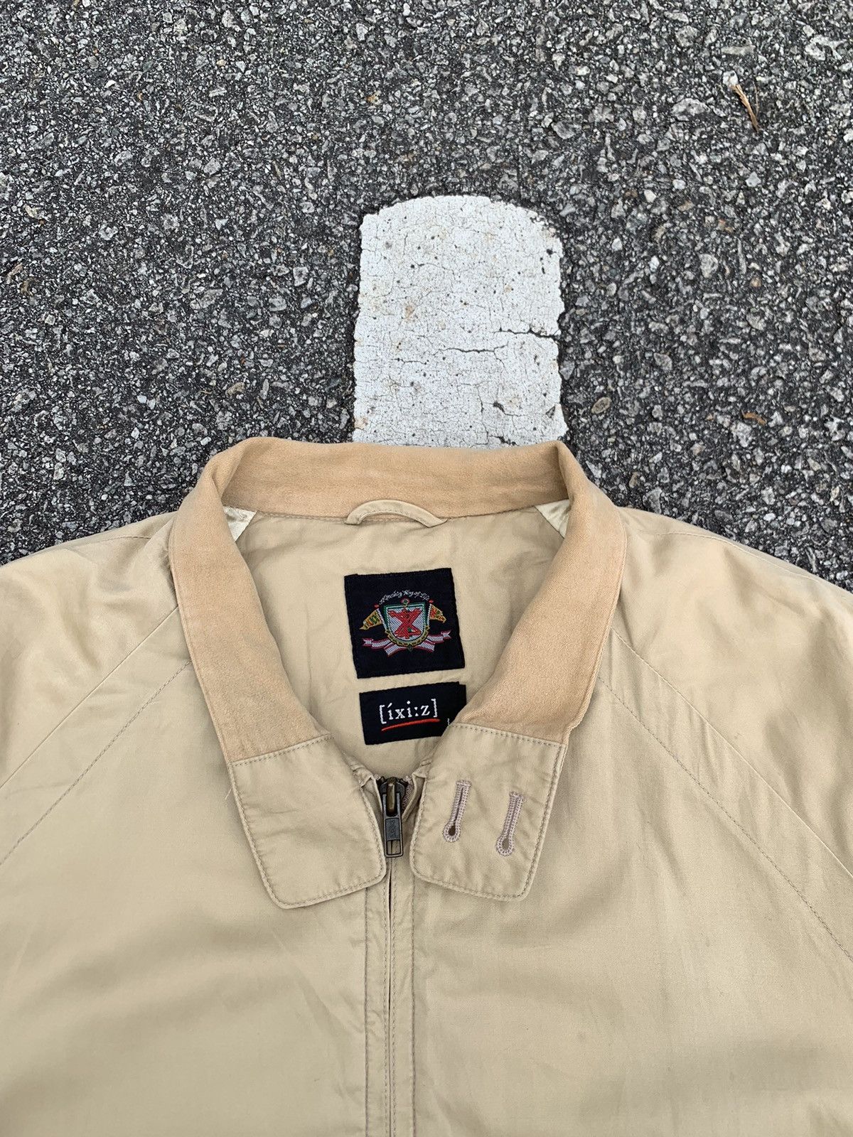 Vintage 🪖Vintage [ixi:z] Khakis Bomber Jacket Size US L / EU 52-54 / 3 - 4 Thumbnail