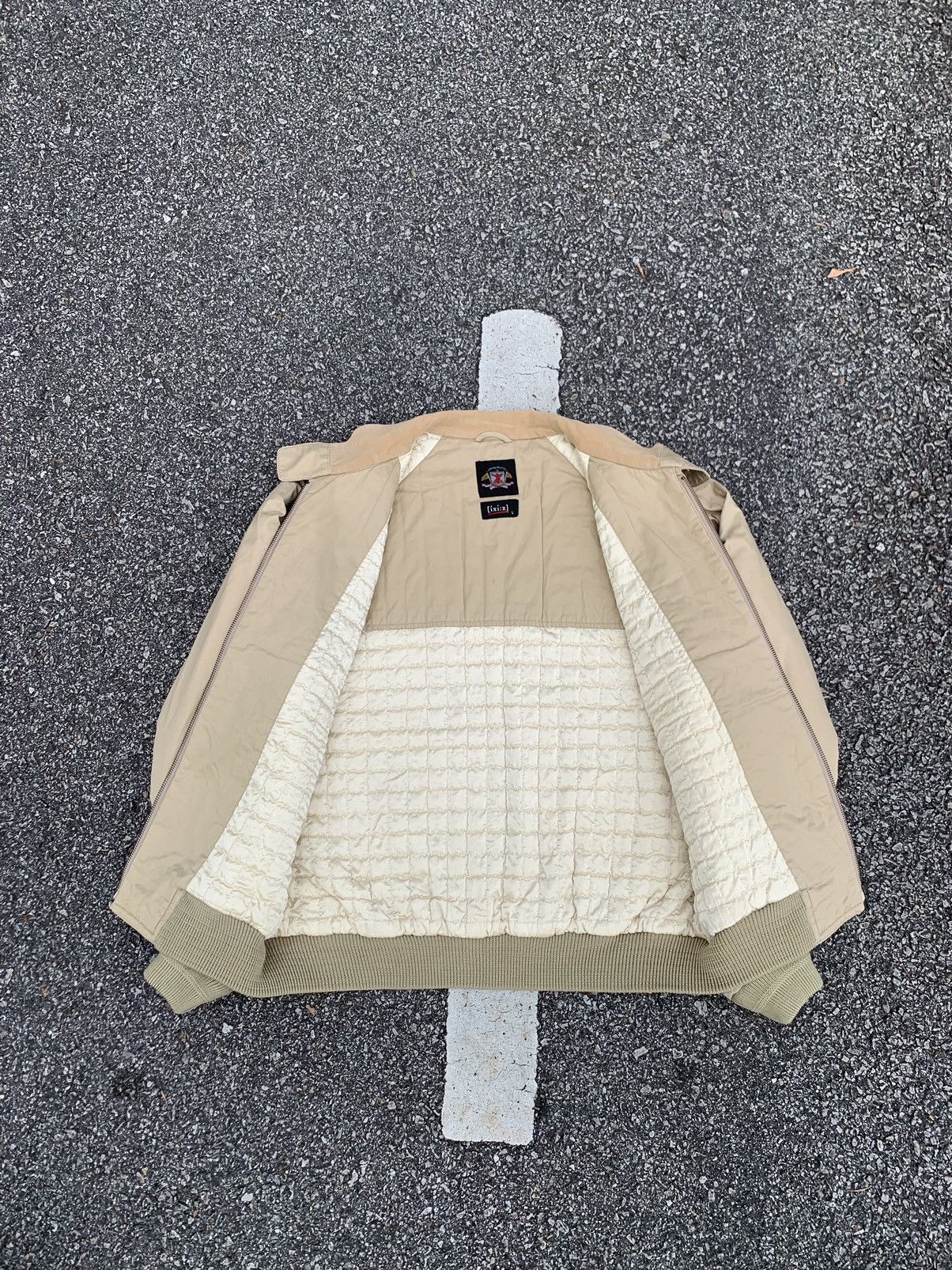 Vintage 🪖Vintage [ixi:z] Khakis Bomber Jacket Size US L / EU 52-54 / 3 - 7 Thumbnail