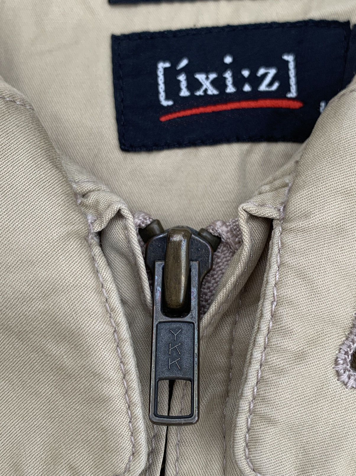Vintage 🪖Vintage [ixi:z] Khakis Bomber Jacket Size US L / EU 52-54 / 3 - 10 Thumbnail