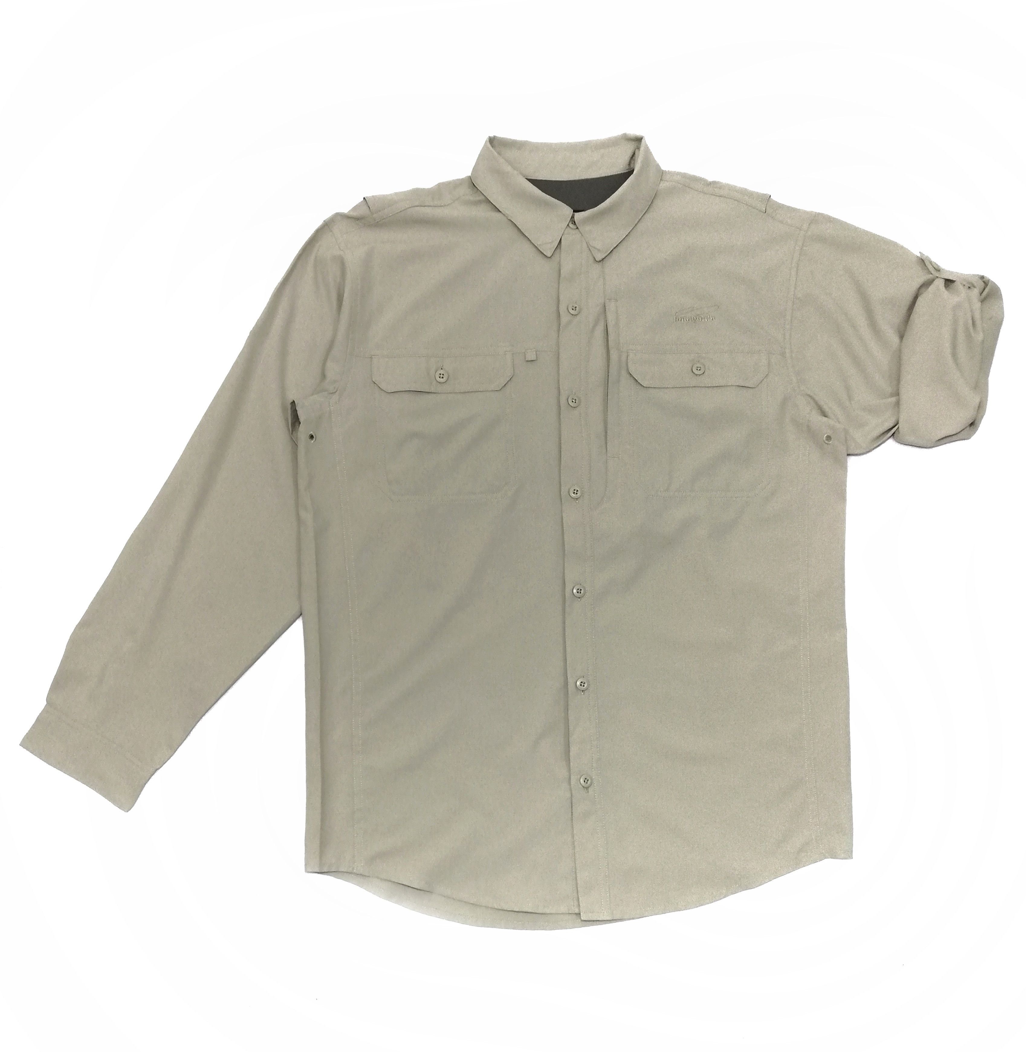 Patagonia × Vintage 🔥PATAGONIA Cream Double Pocket Button Up Plaid Polyester🔥 Size US M / EU 48-50 / 2 - 1 Thumbnail