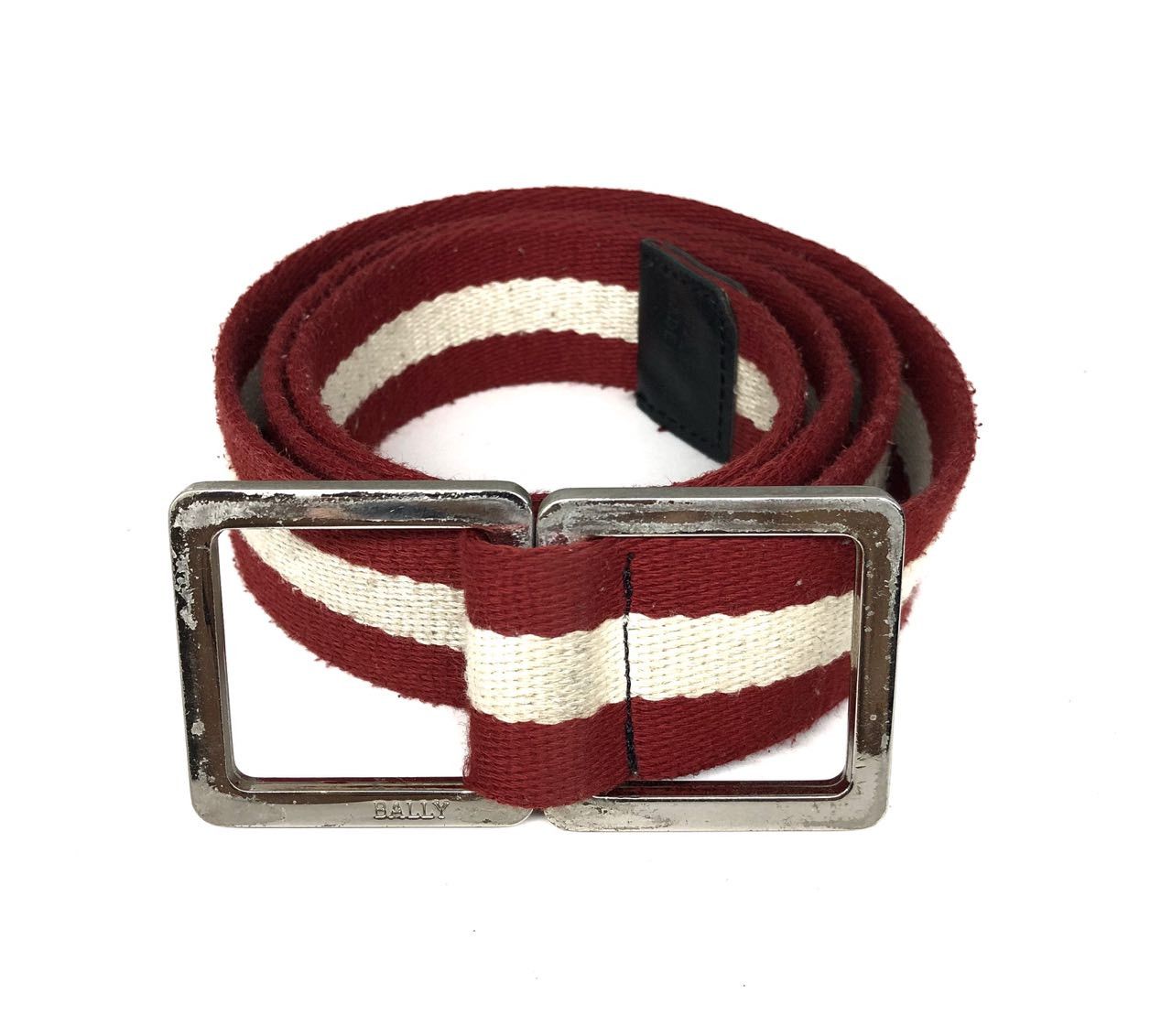 Bally × Other × Vintage [Need Gone Today] Bally Signature 'Stripes' Red&White Size 46 - 3 Thumbnail
