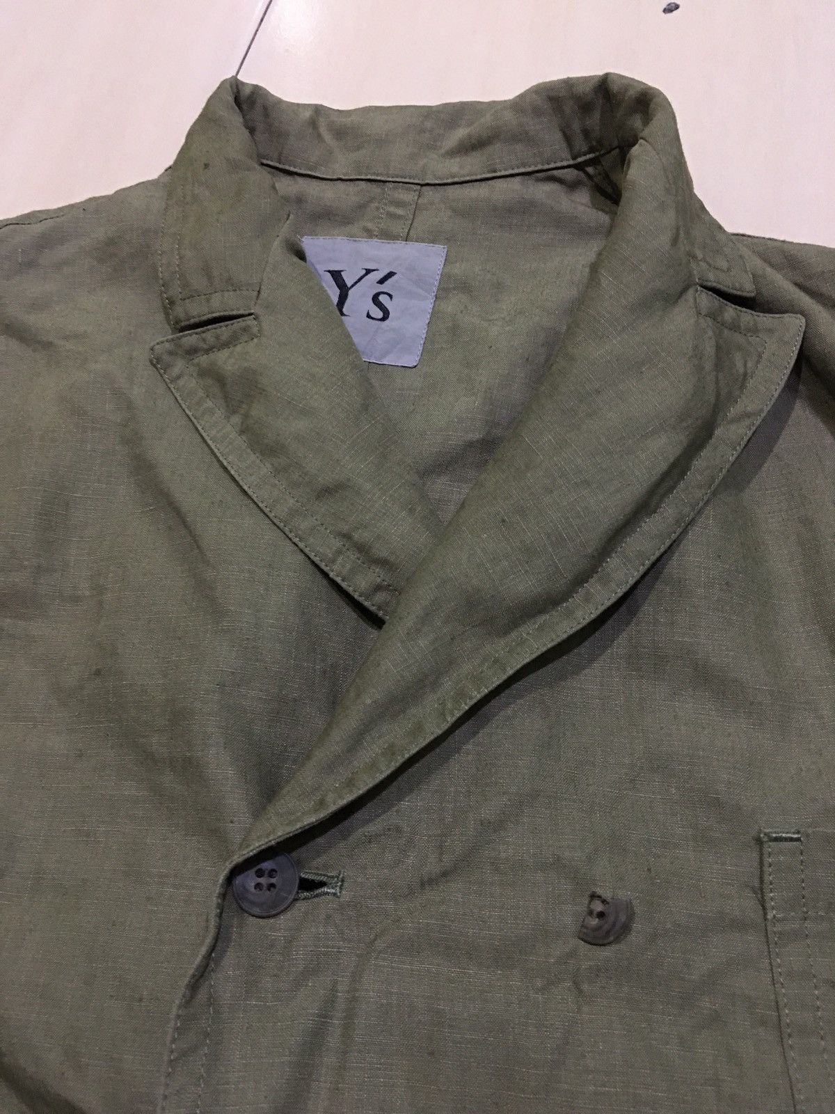 Yohji Yamamoto Military Yohji Yamamoto Ys Japanese Brand Jacket Size US L / EU 52-54 / 3 - 11 Thumbnail